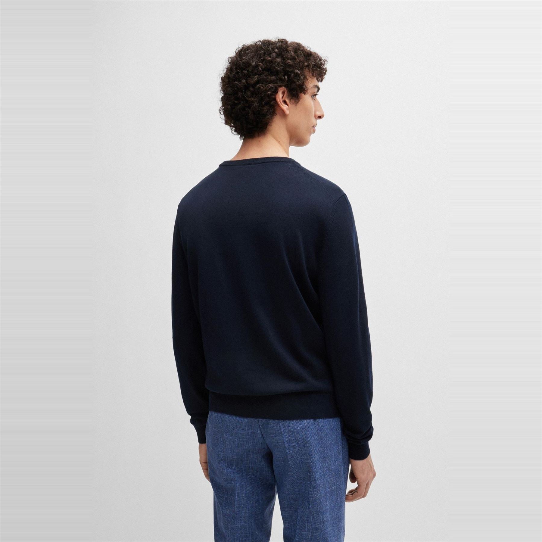 Boss Crew Neck Long Sleeve Regular Fit Sweater