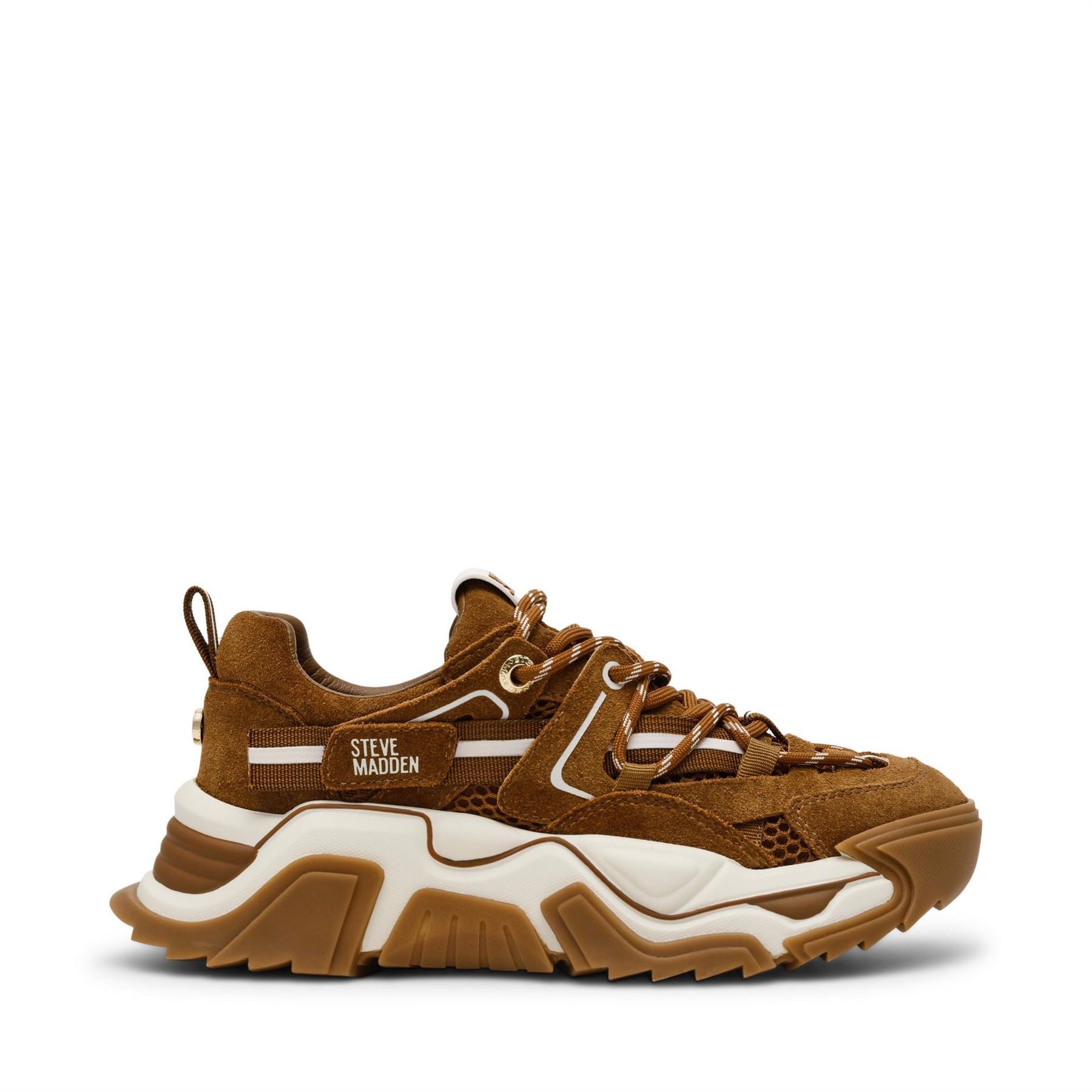 Steve Madden Kingdom 2.0 T Lace-Up Stripe Sneakers