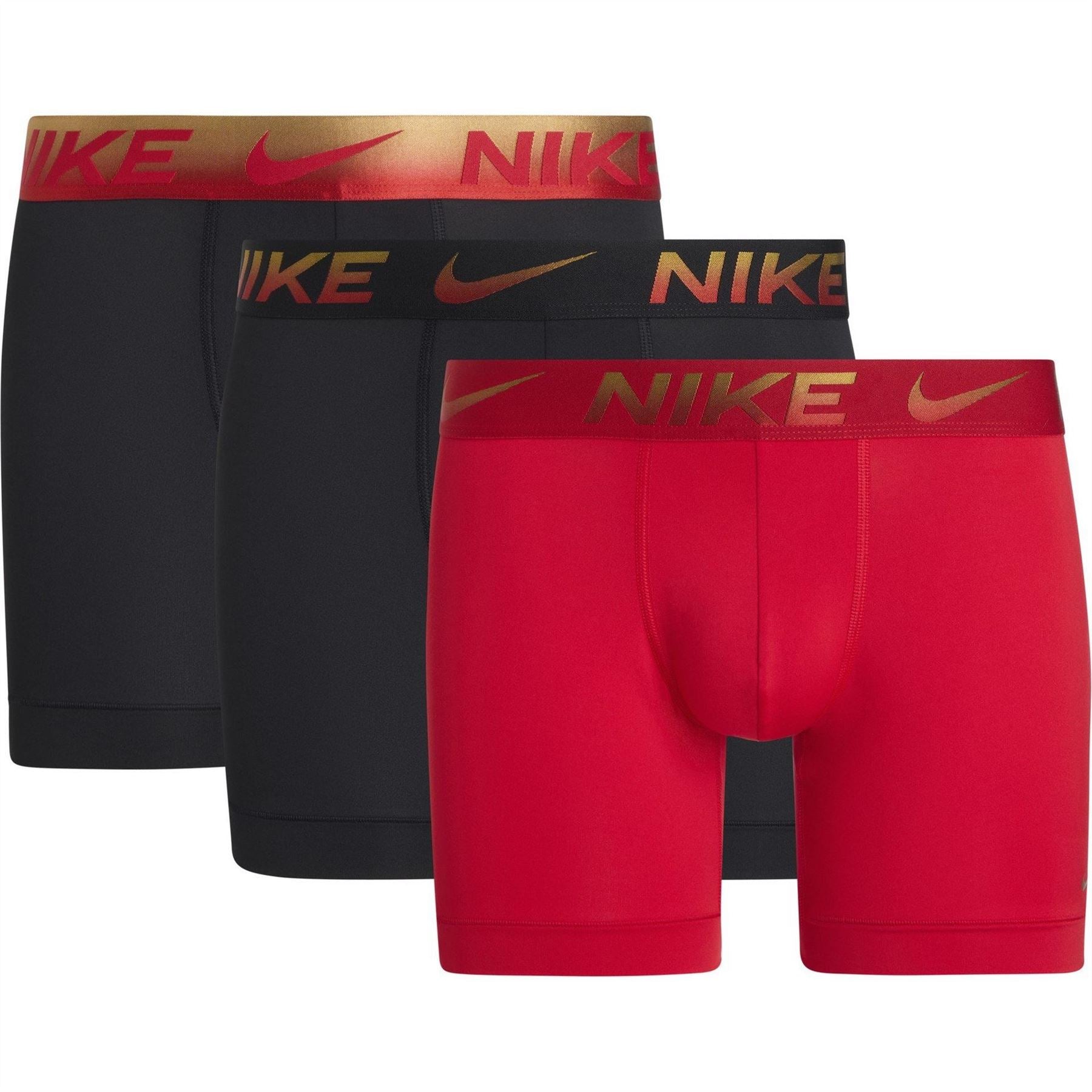 Nike Mens 3 Pack Dri Fit Boxer Shorts