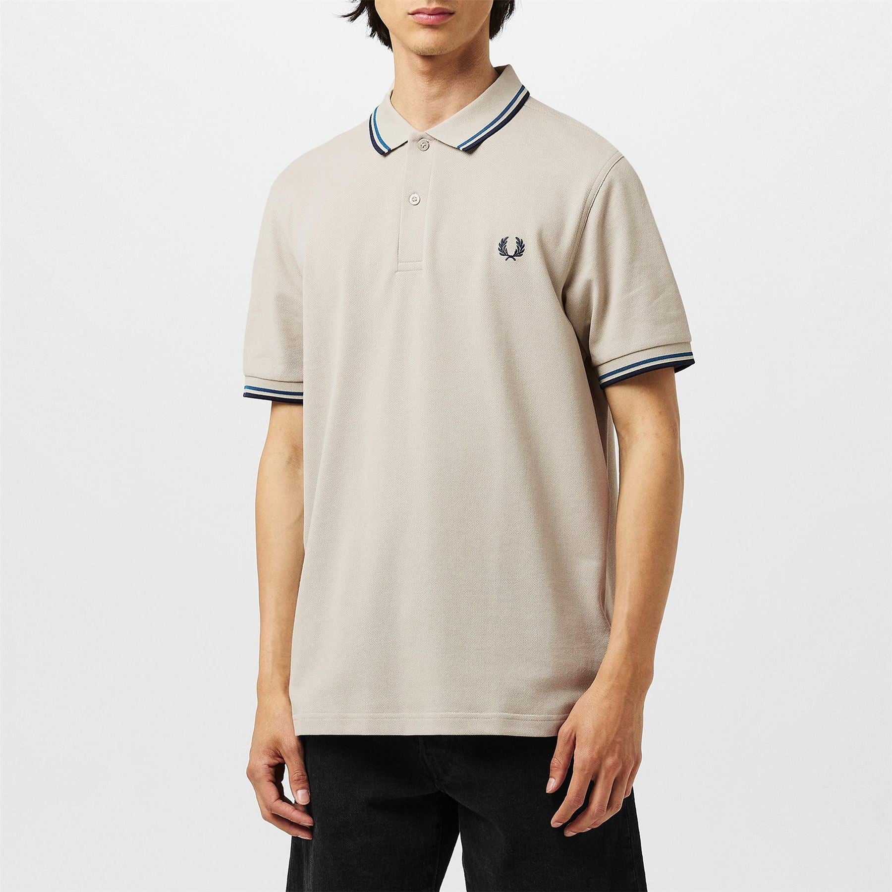 Fred Perry Sleeve Twin Tipped Polo Shirt