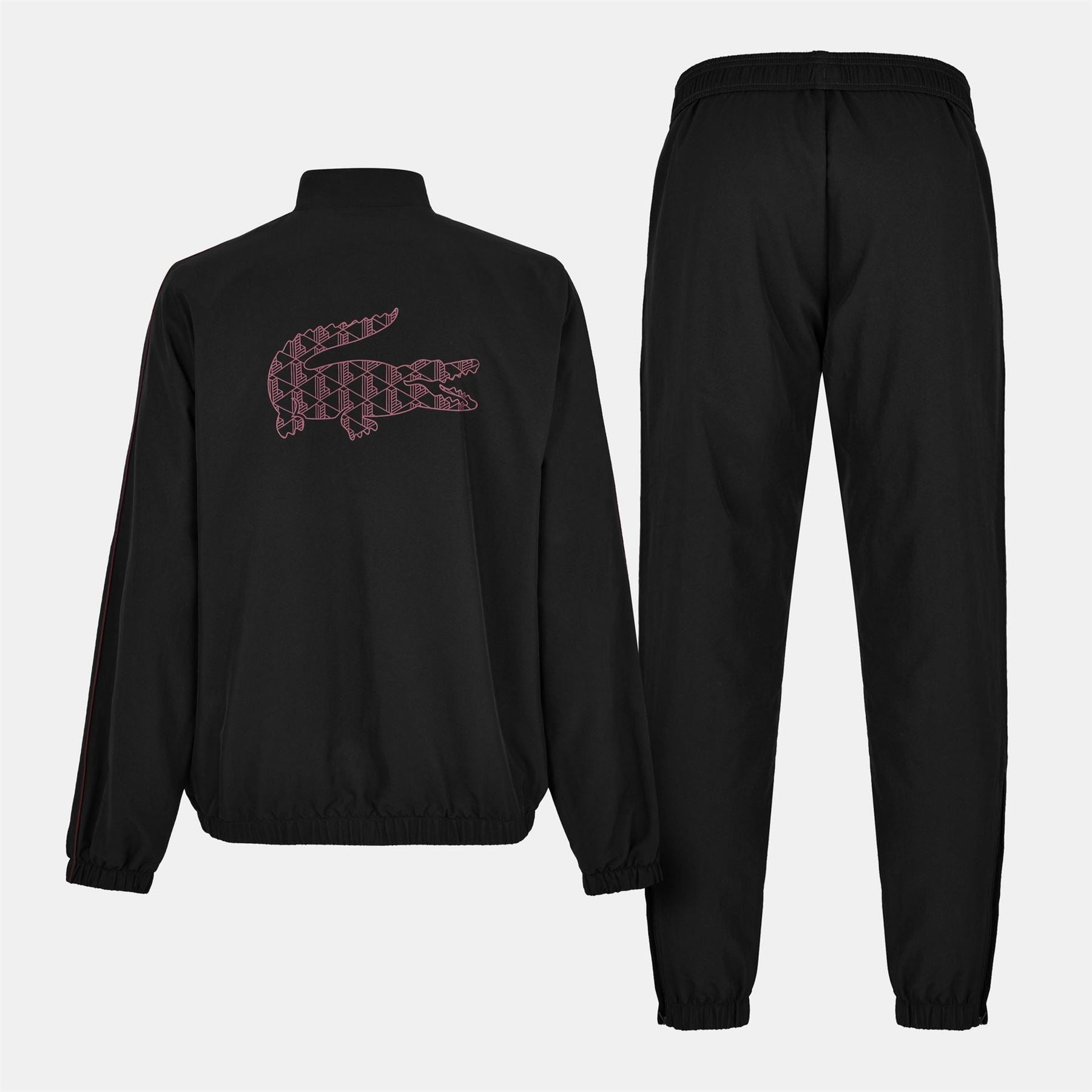 Lacoste Crocodile Print Zip Neck Long Sleeve Full Tracksuit