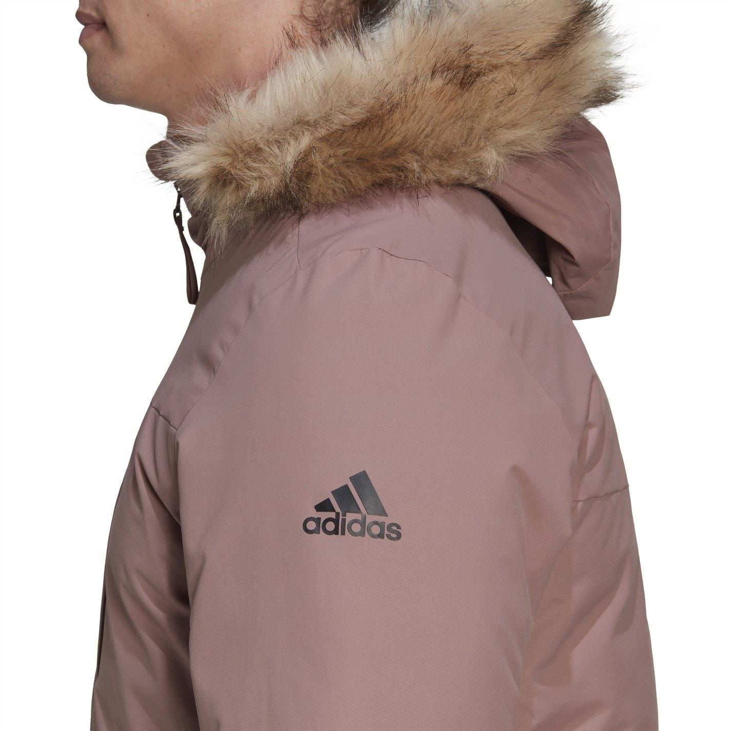 adidas Hooded Long Regular Fit Coat