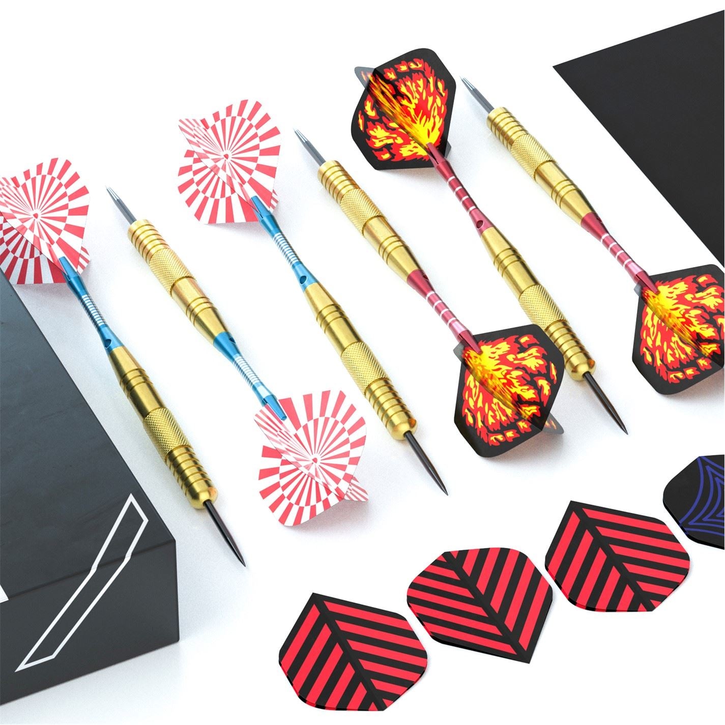 Target Darts Brass Dart Gift Set
