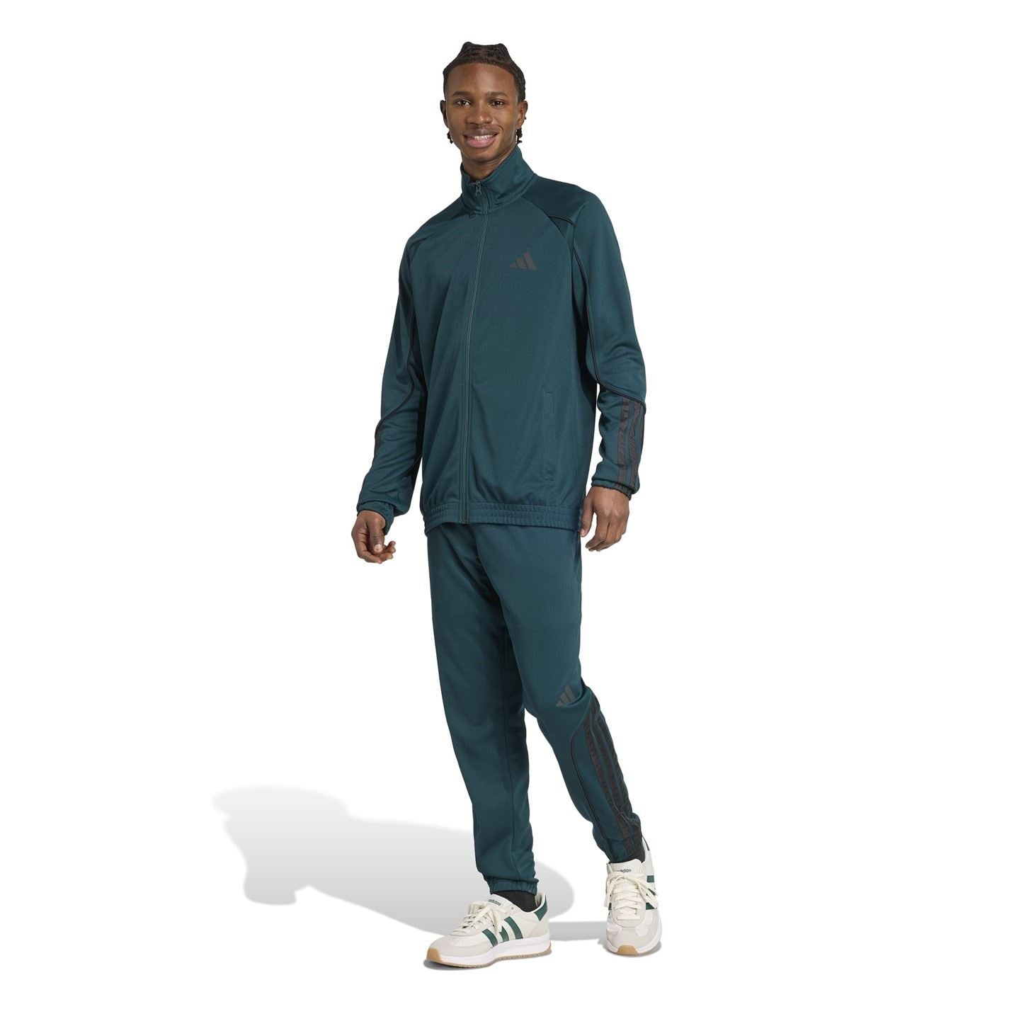 adidas 3s Funnel Neck Long Sleeve Sweatshirt Full Tracksuit