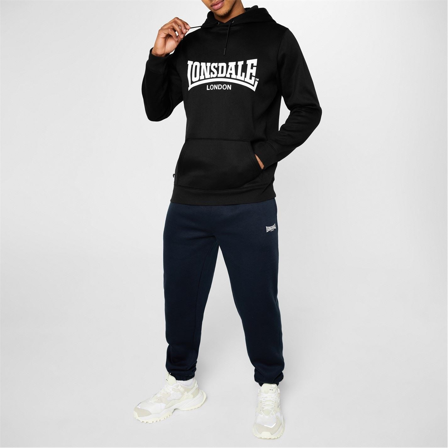 Lonsdale Mens Essential Oth Hoodie