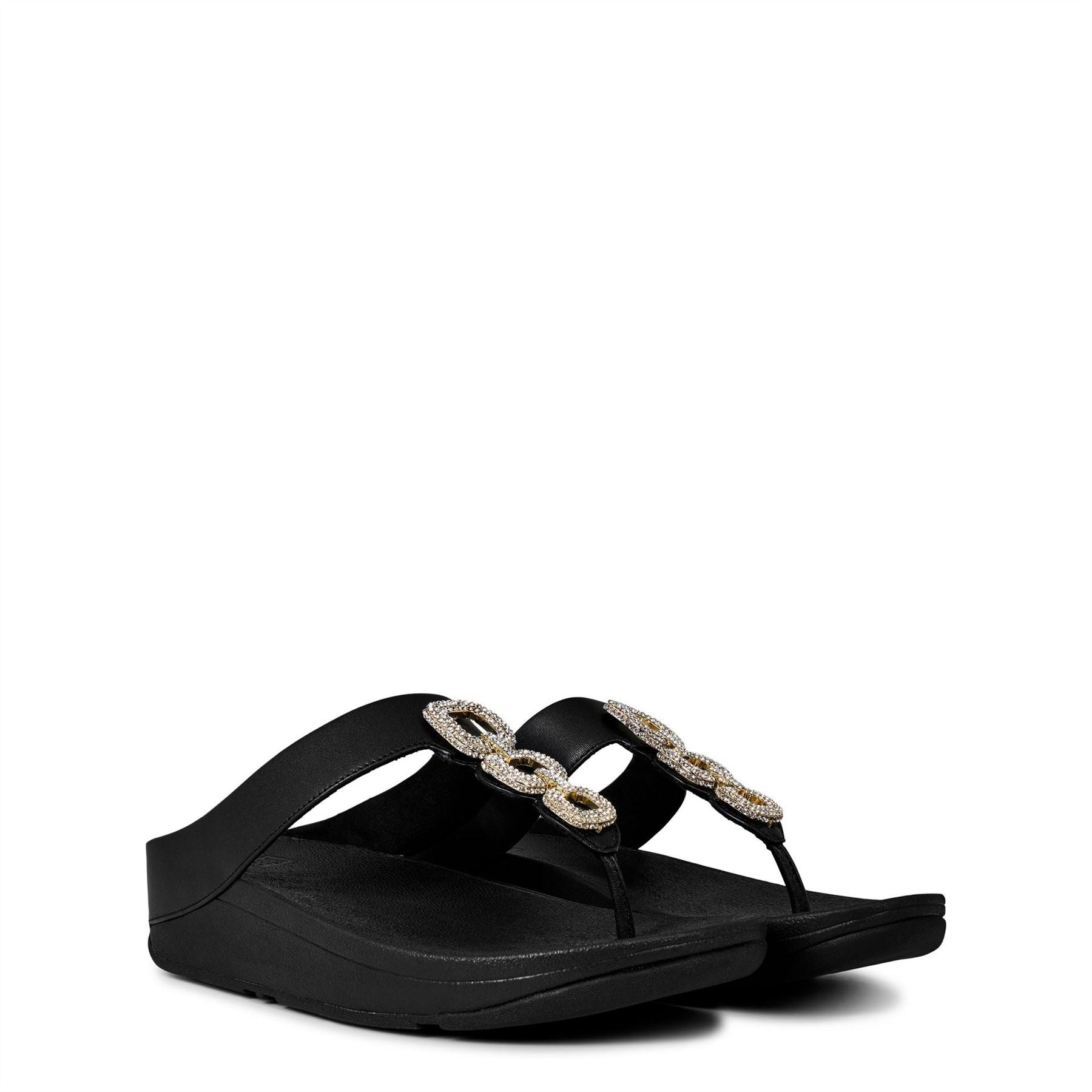 Fitflop Thong Low Heel Wedge Flip Flops