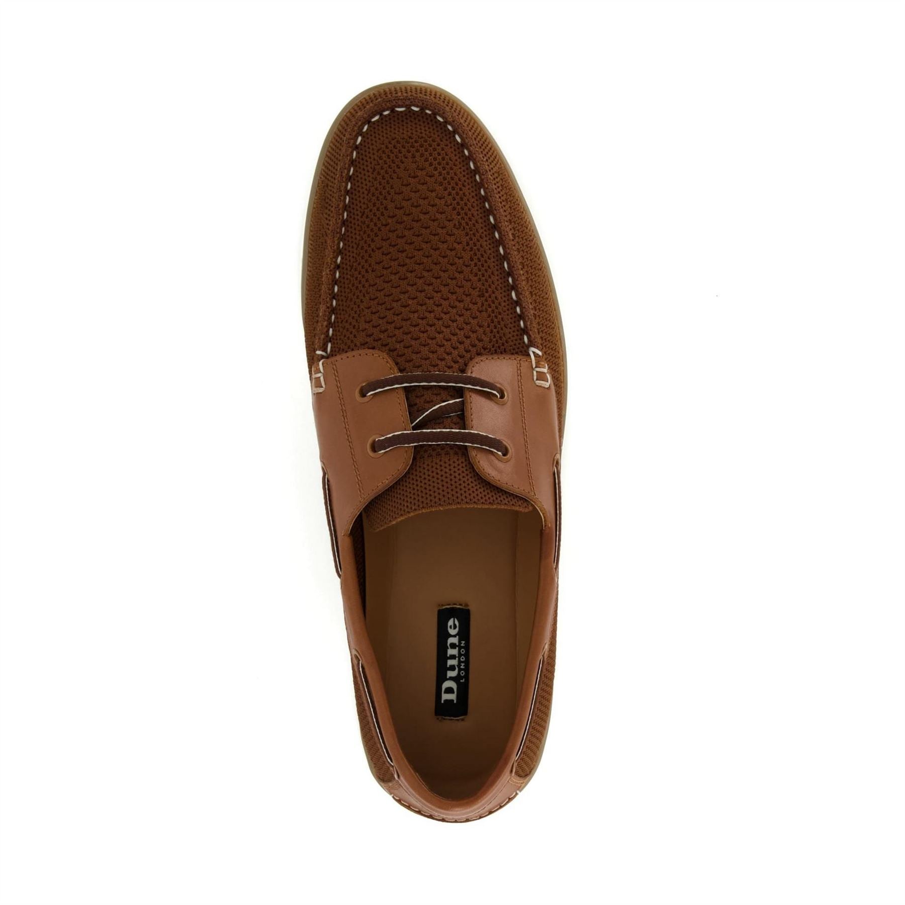 Dune London Flat Heel Round Toe Boat Shoes