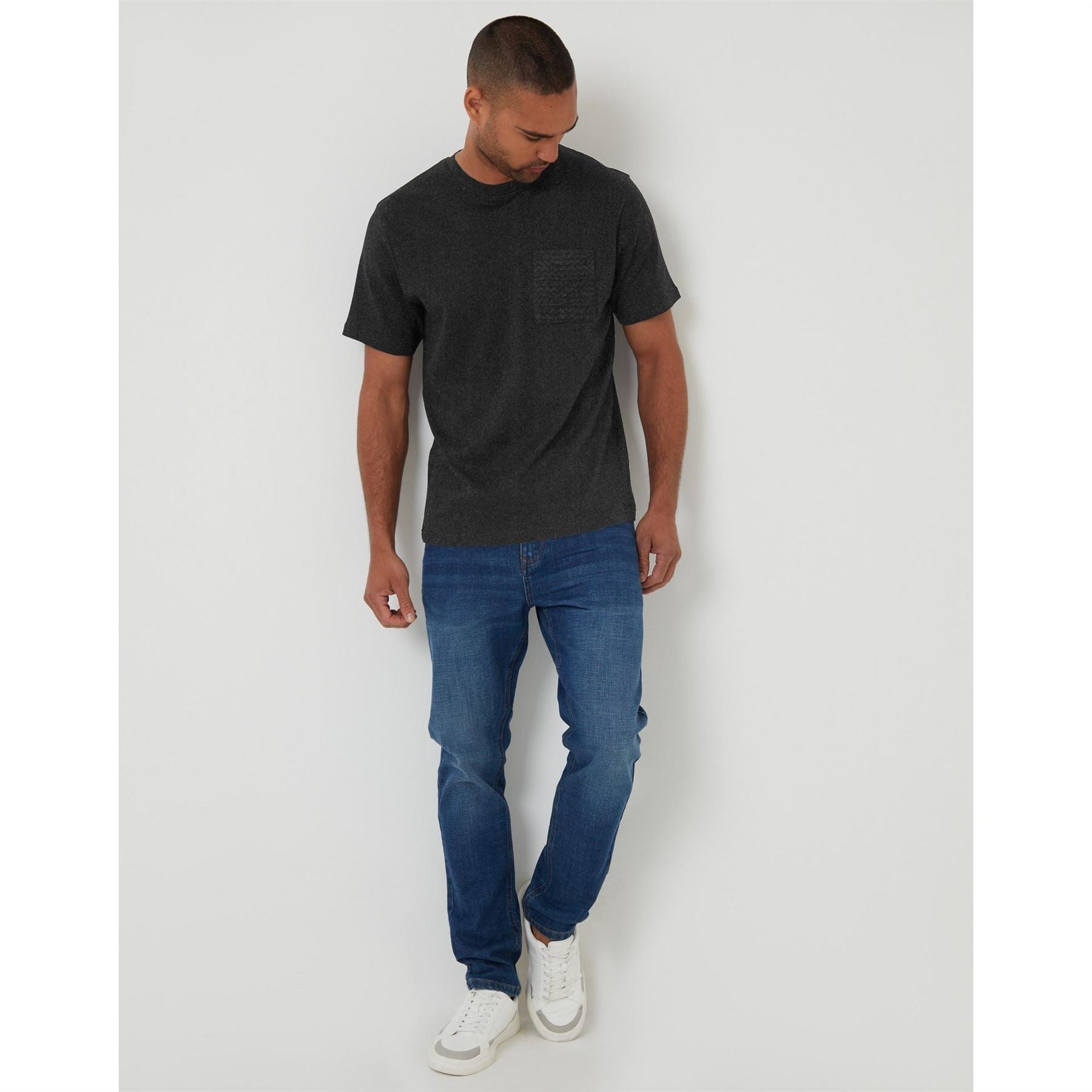 Threadbare Havana Regular Fit Crew Neck T-Shirt