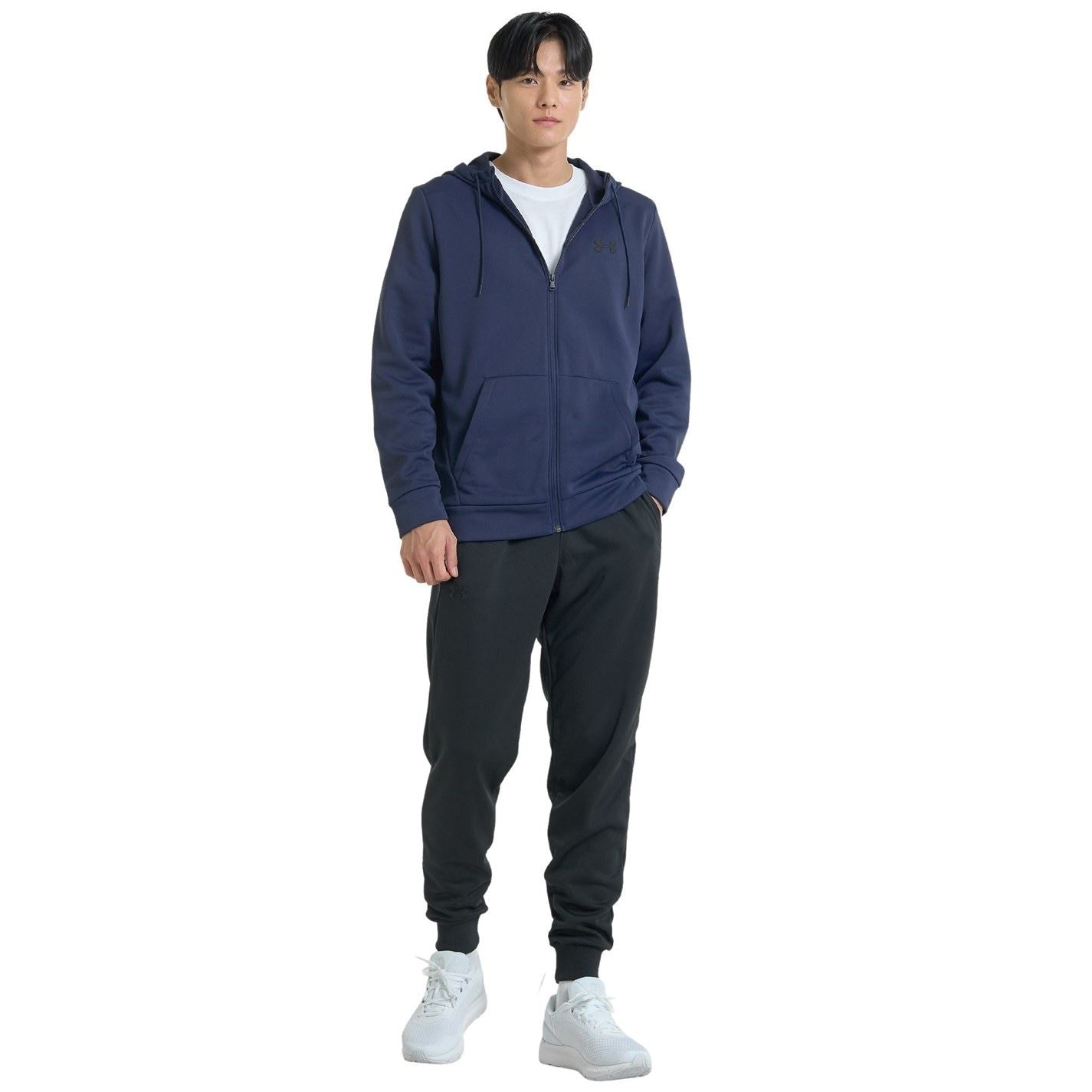 Under Armour Mens Armour Armour Fleece® Full Zip Hoodie