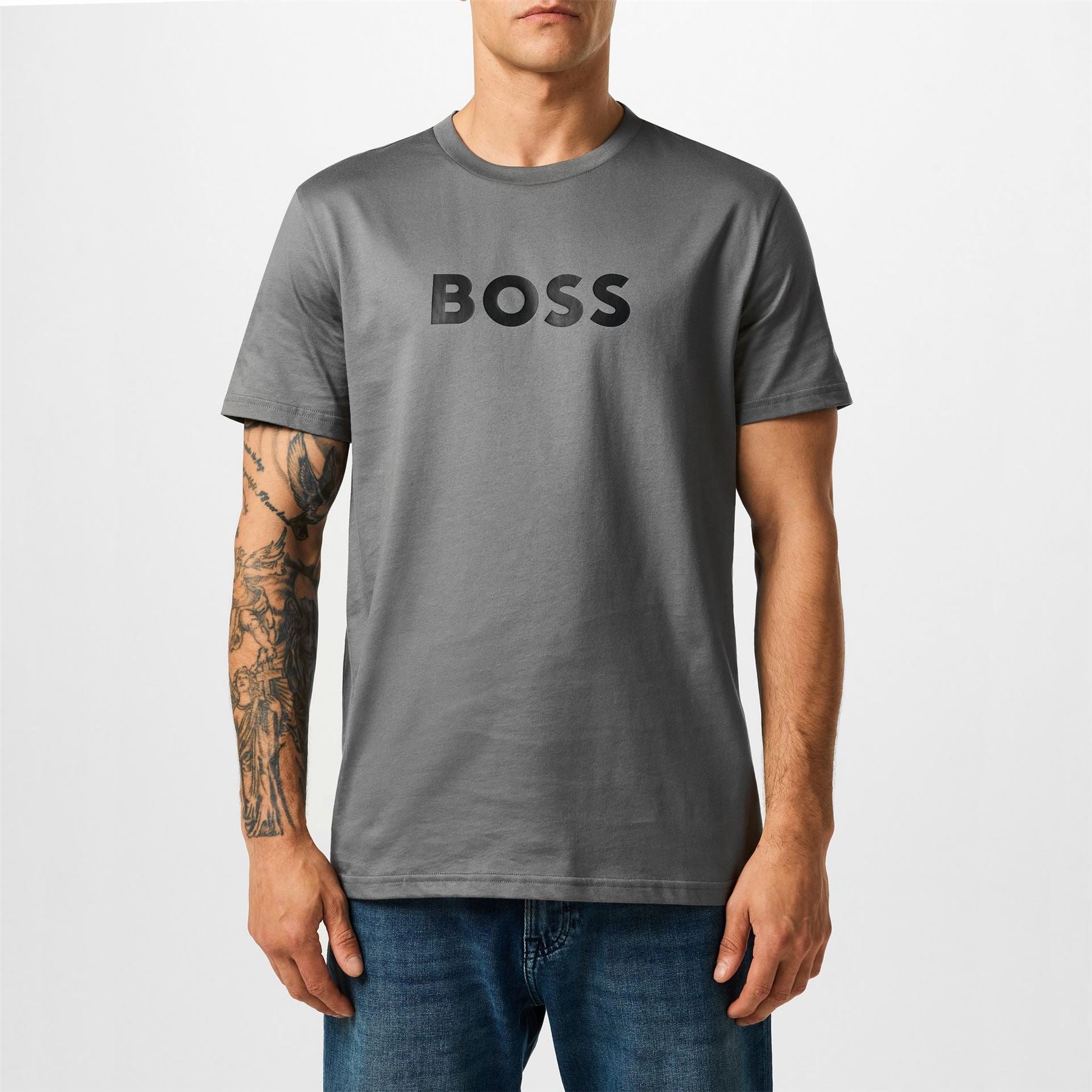 Boss BOSS Bodywear Short Sleeve T Shirt with Logo Print Detail