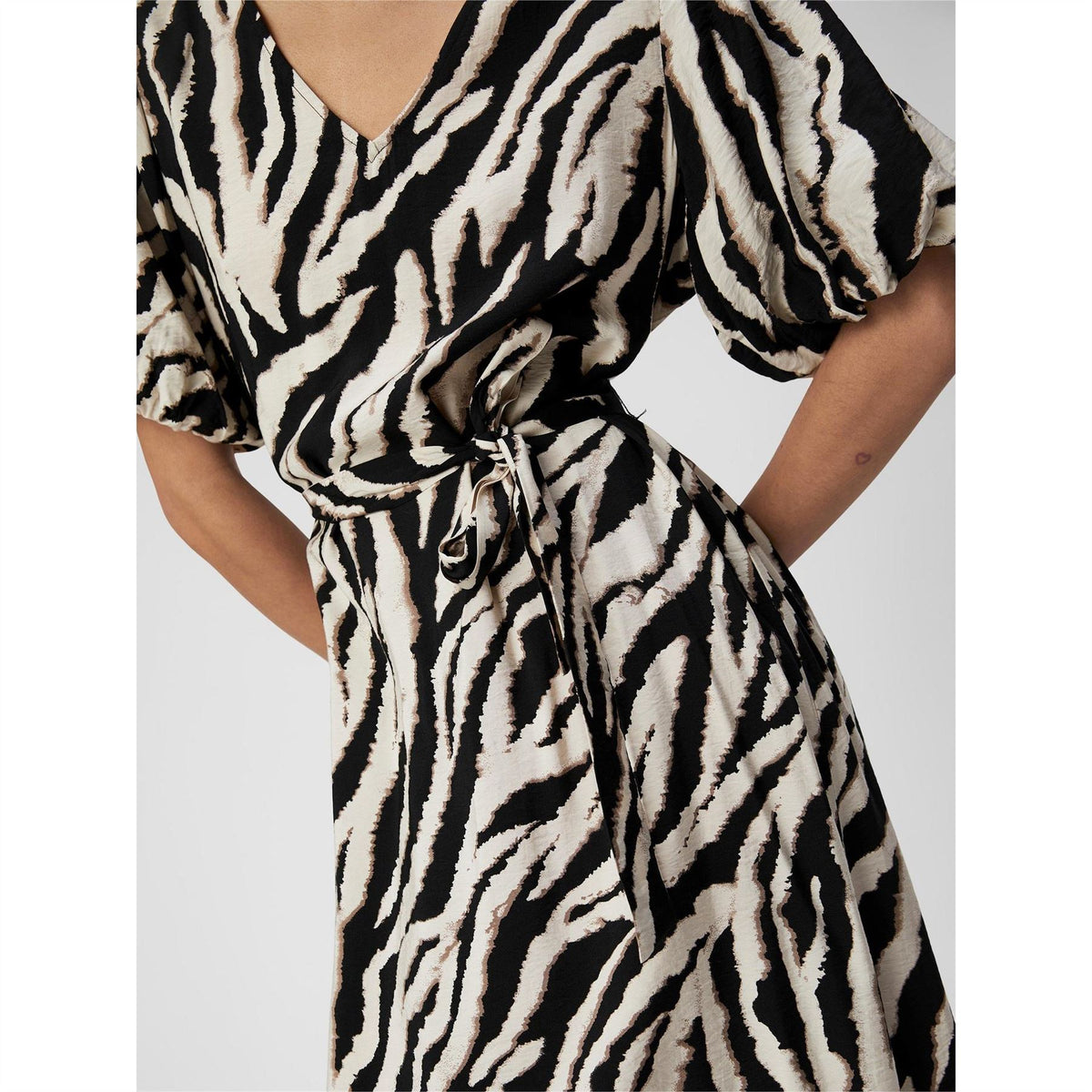 Object Jacira Midi Belted Dress