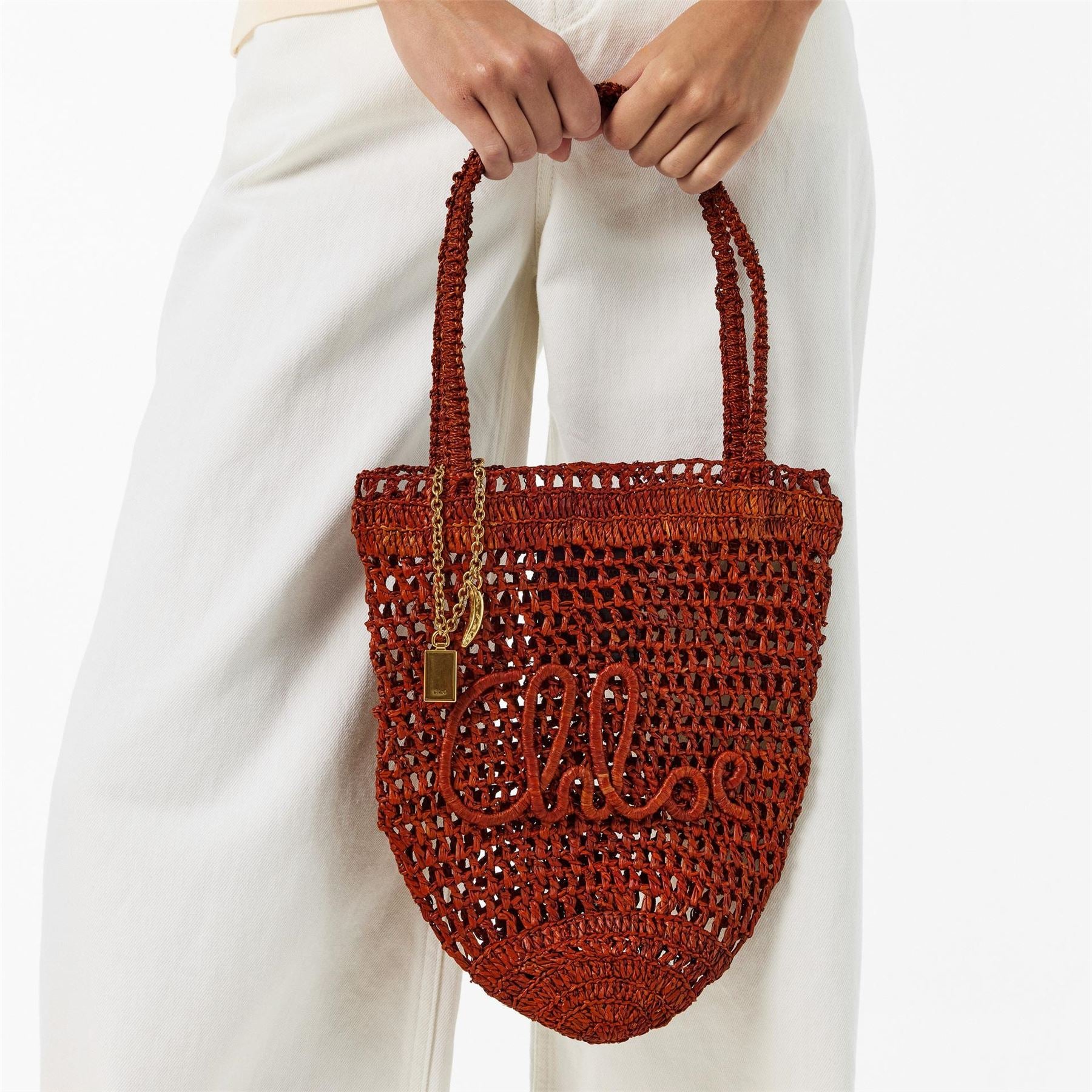 Chloe Summer Shoulder Straw Bag