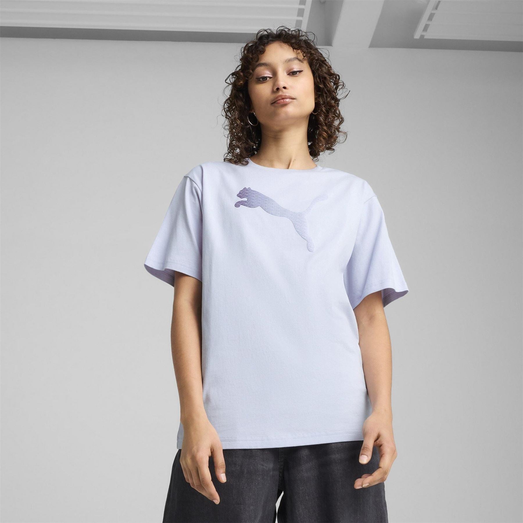 Puma Womens Graphic Relaxed Tee T-Shirt