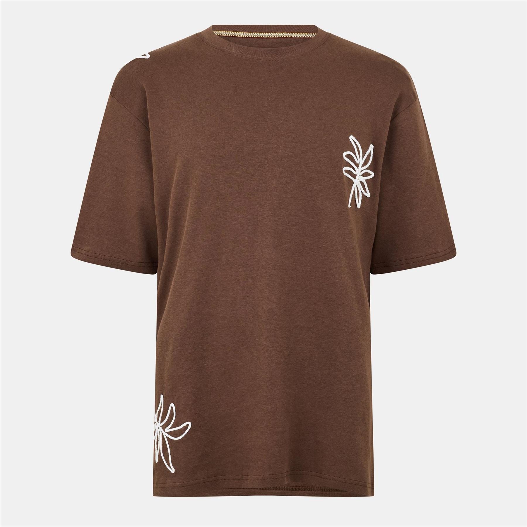Threadbare Granada Embroidered Regular Fit T-Shirt