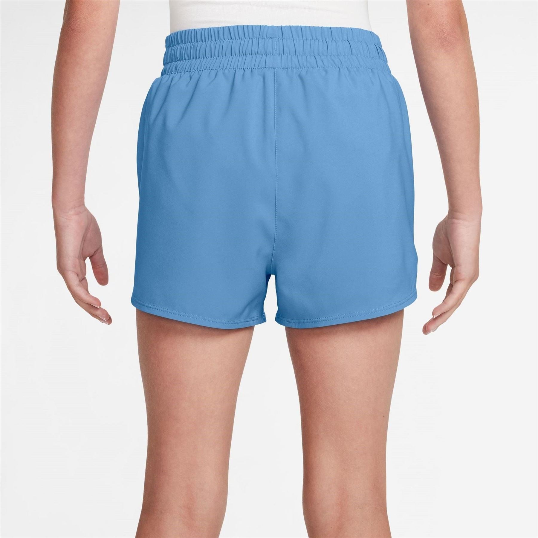 Nike One Big Kids (girls) Dri Fit High Waisted Woven Training Shorts