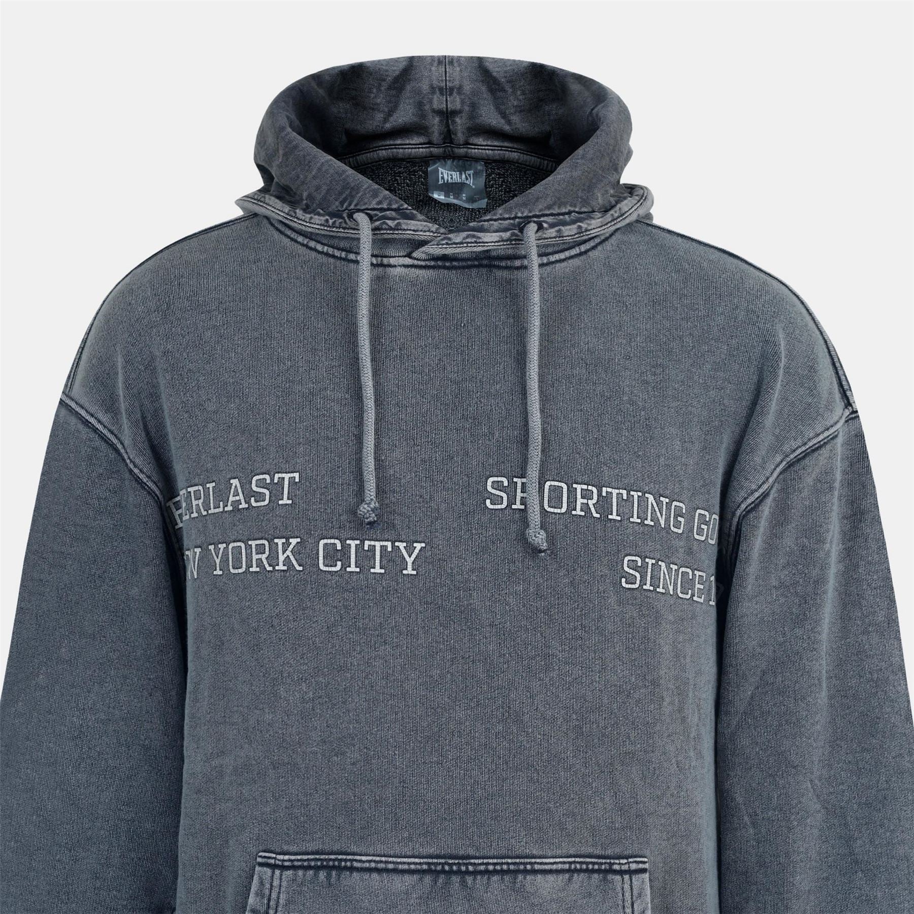 Everlast NYC Hooded Neck Arch Lettering Sweatshirt