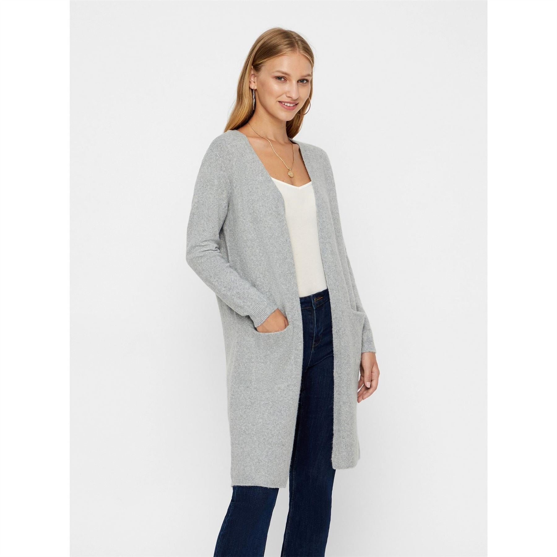 Vero Moda Doffy V-Neck Relaxed Fit Long Sleeve Sweater