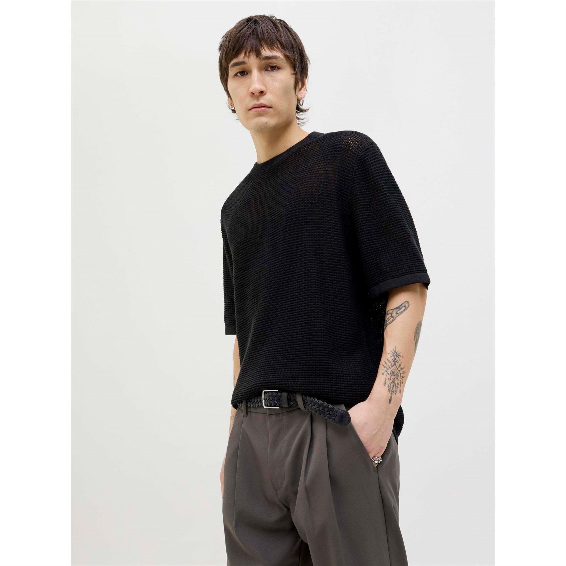 Jack and Jones Knitted Crew Sweatshirt