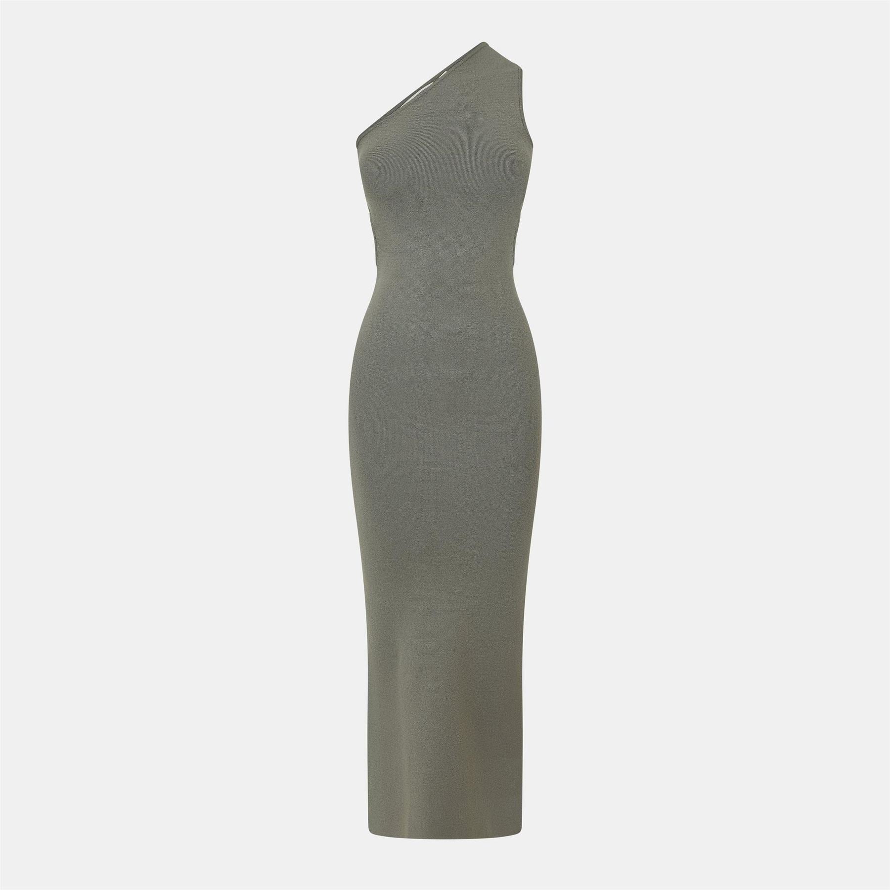 Jack Wills Knitted Asymmetric Cut Out Midi Dress
