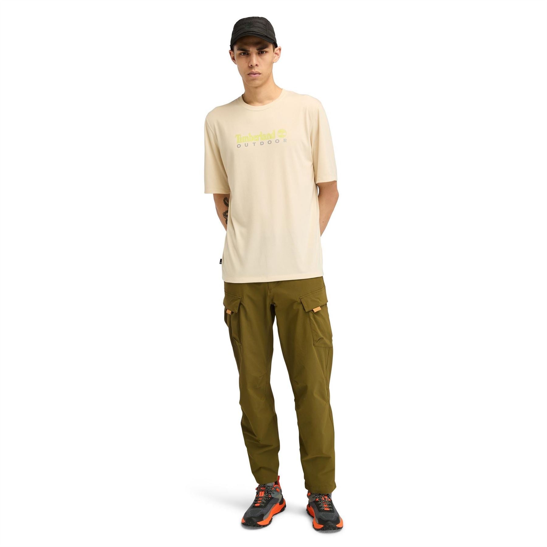 Timberland Uv Protection Logo Short Sleeve Regular Fit T-Shirt