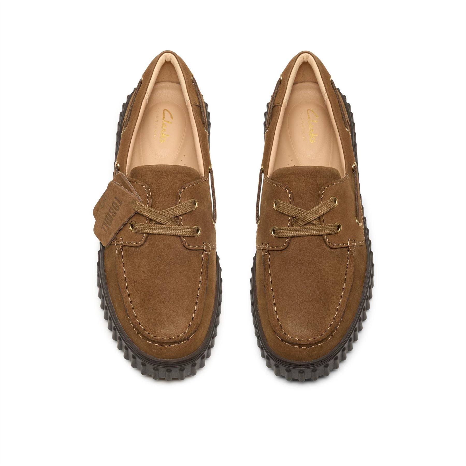 Clarks Torhill Leather Boat Shoes