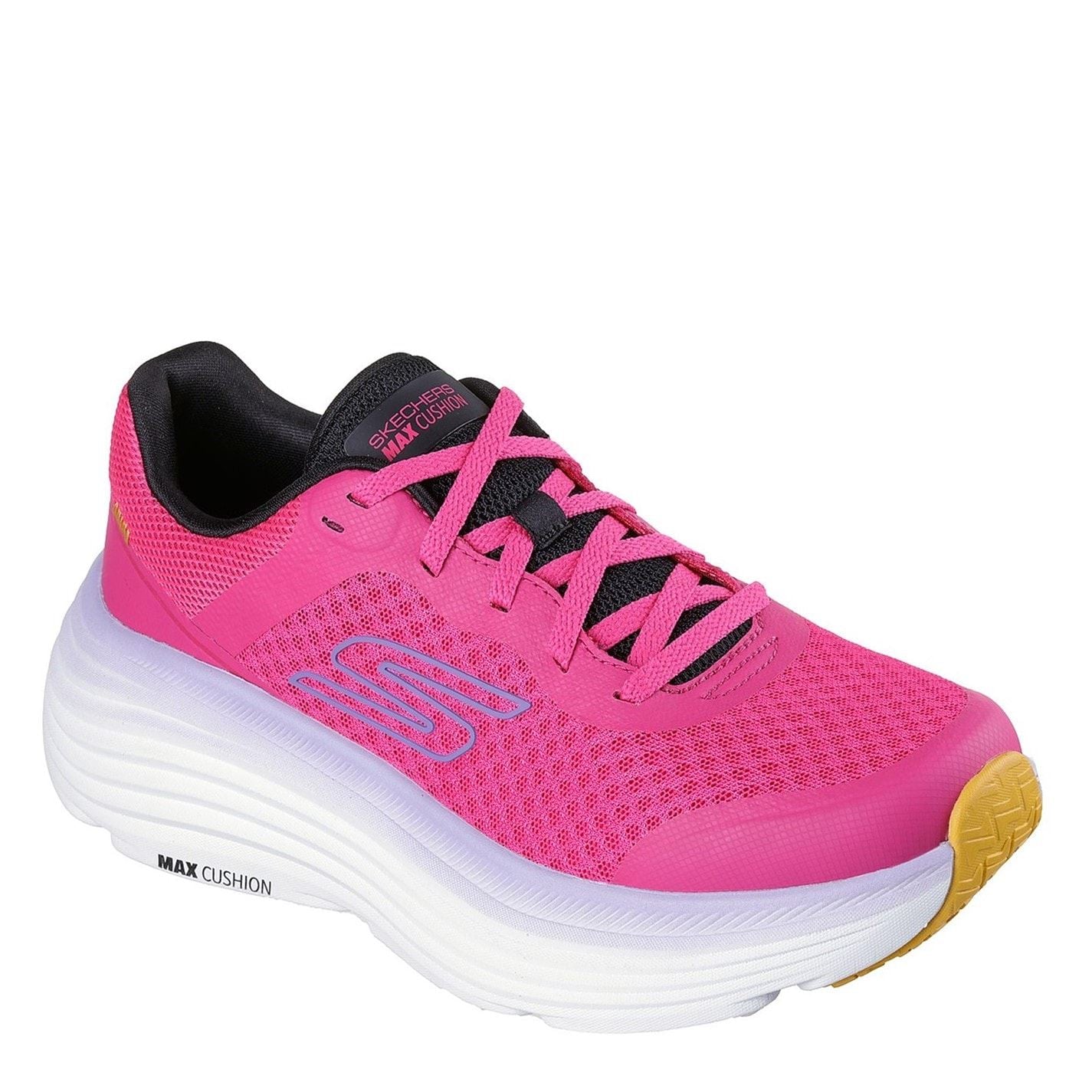 Skechers Womens Engineered Mesh Lace Up W Hm Detail Low Top Trainers