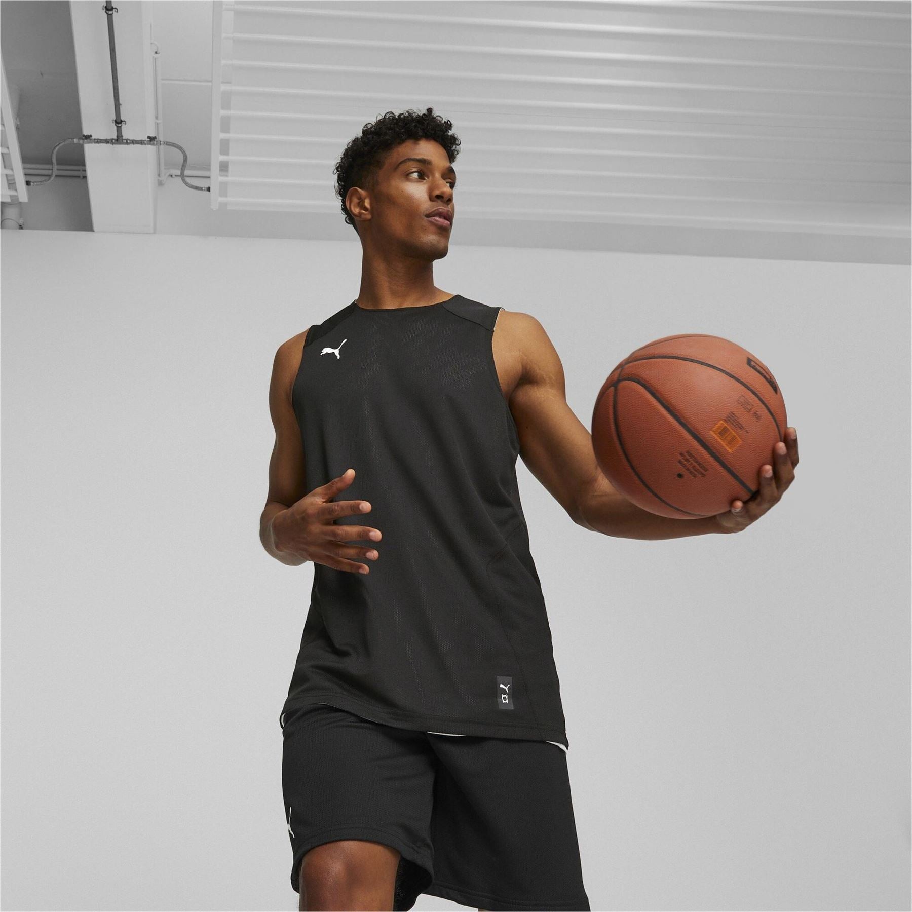 Puma Hoops Team Reverse Practice Performance Basketball Jersey