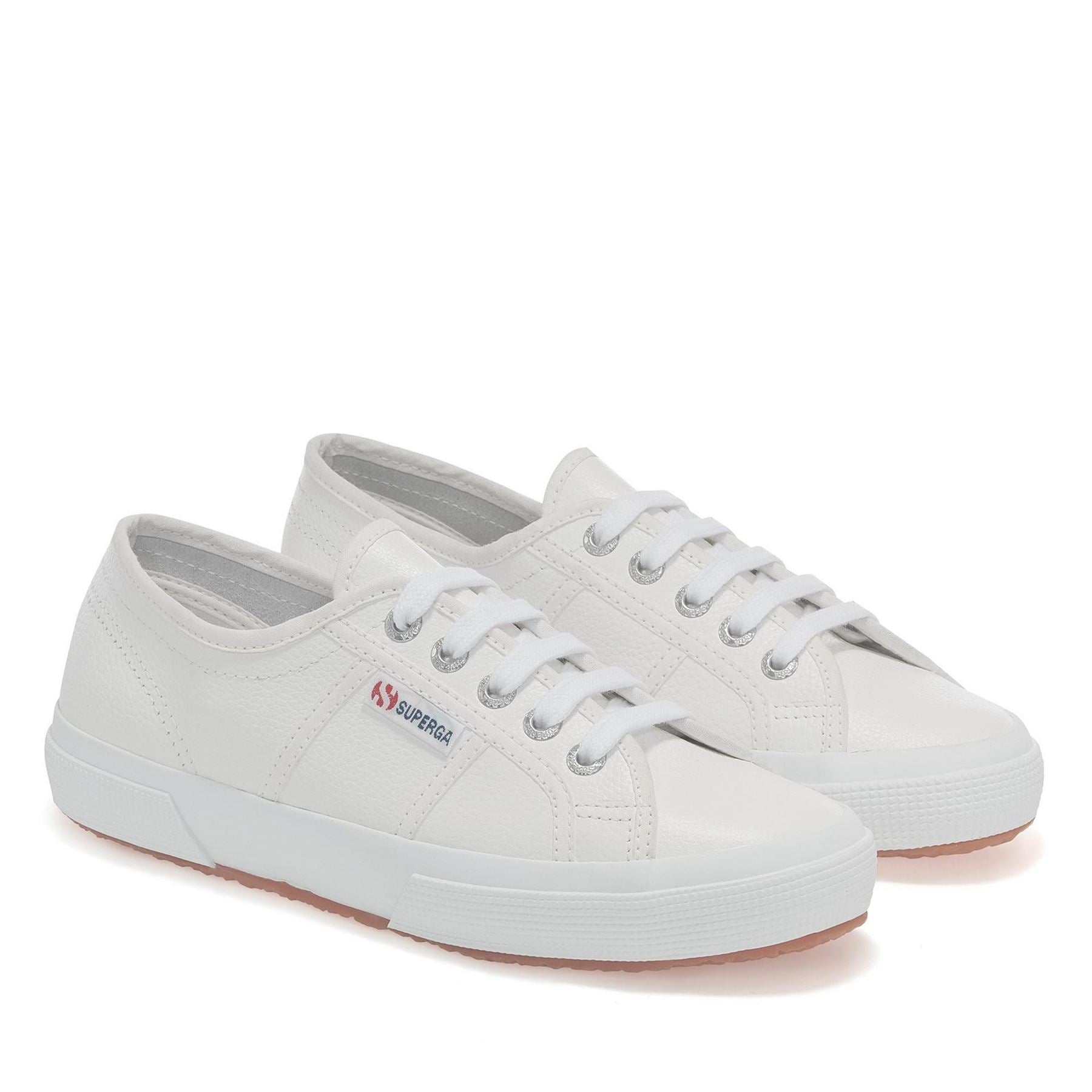 Superga 2750 Leather Canvas Low Top Sneakers