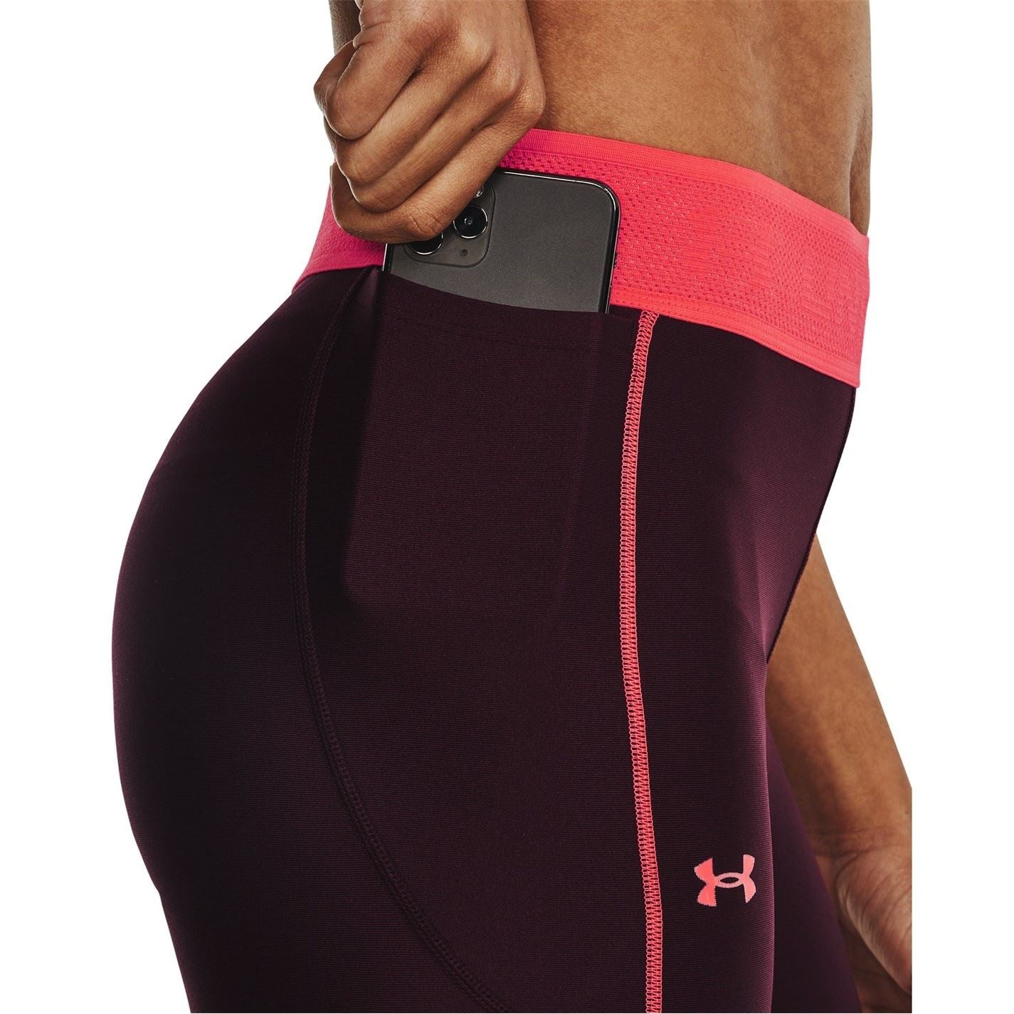 Under Armour Heatgear Branded Waistband Leggings Women�s