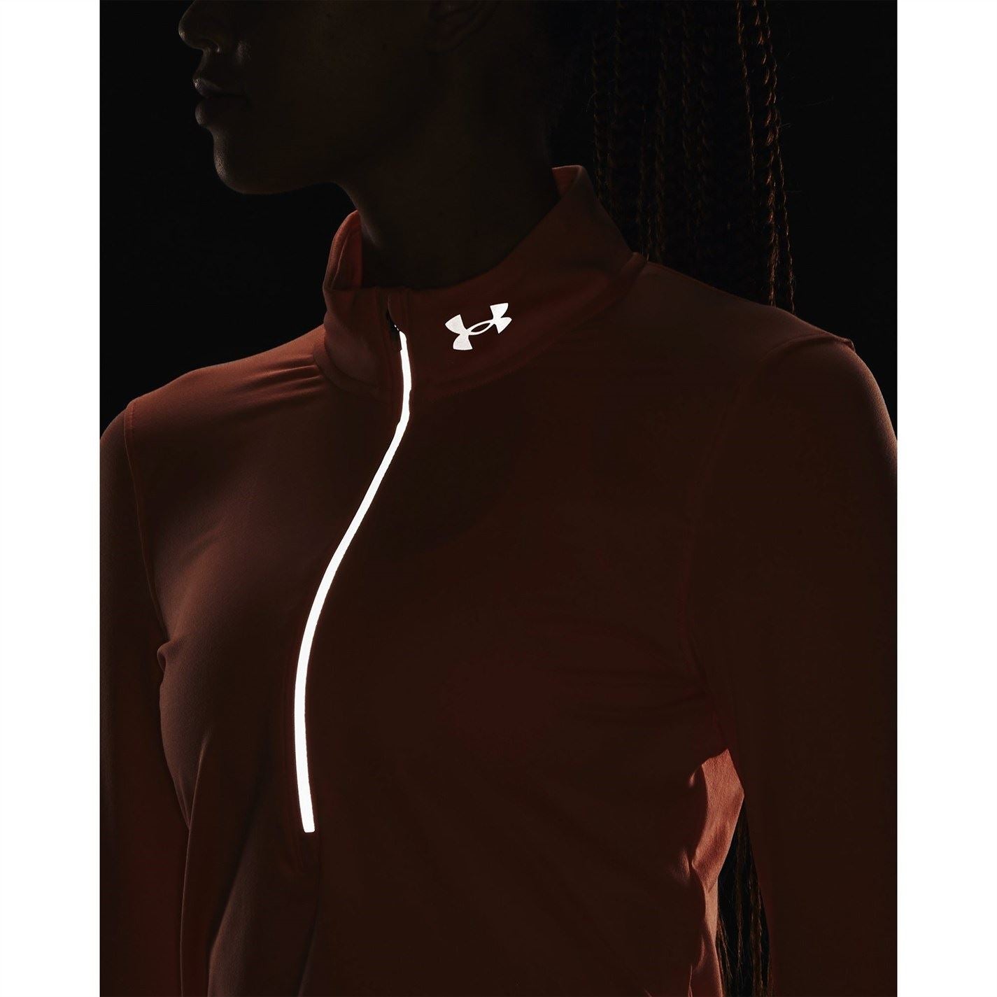 Under Armour Qualifier Run Half Zip Long Sleeve Slim Fit Performance Running Jacket