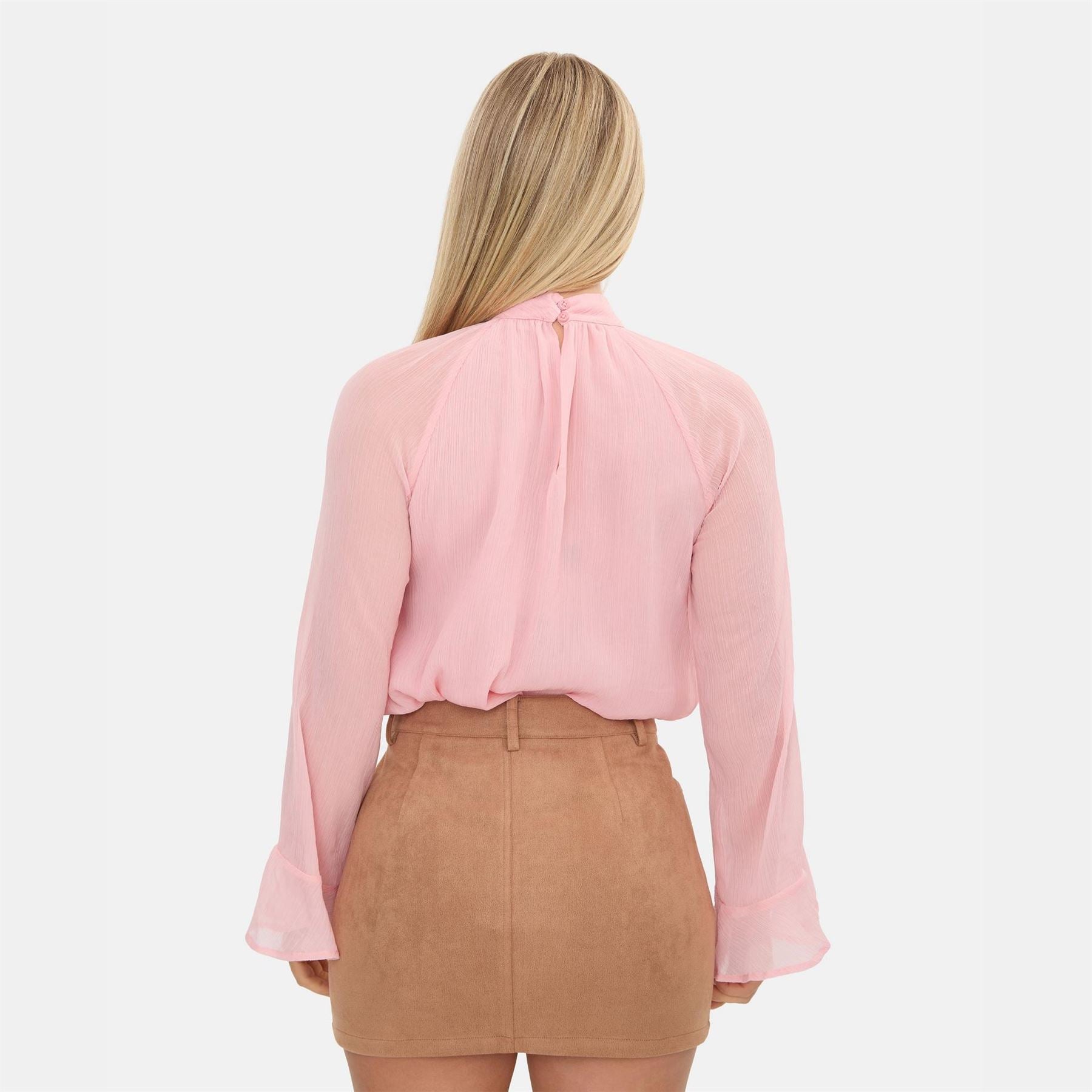 I Saw It First Sleeve Ruffle Blouse