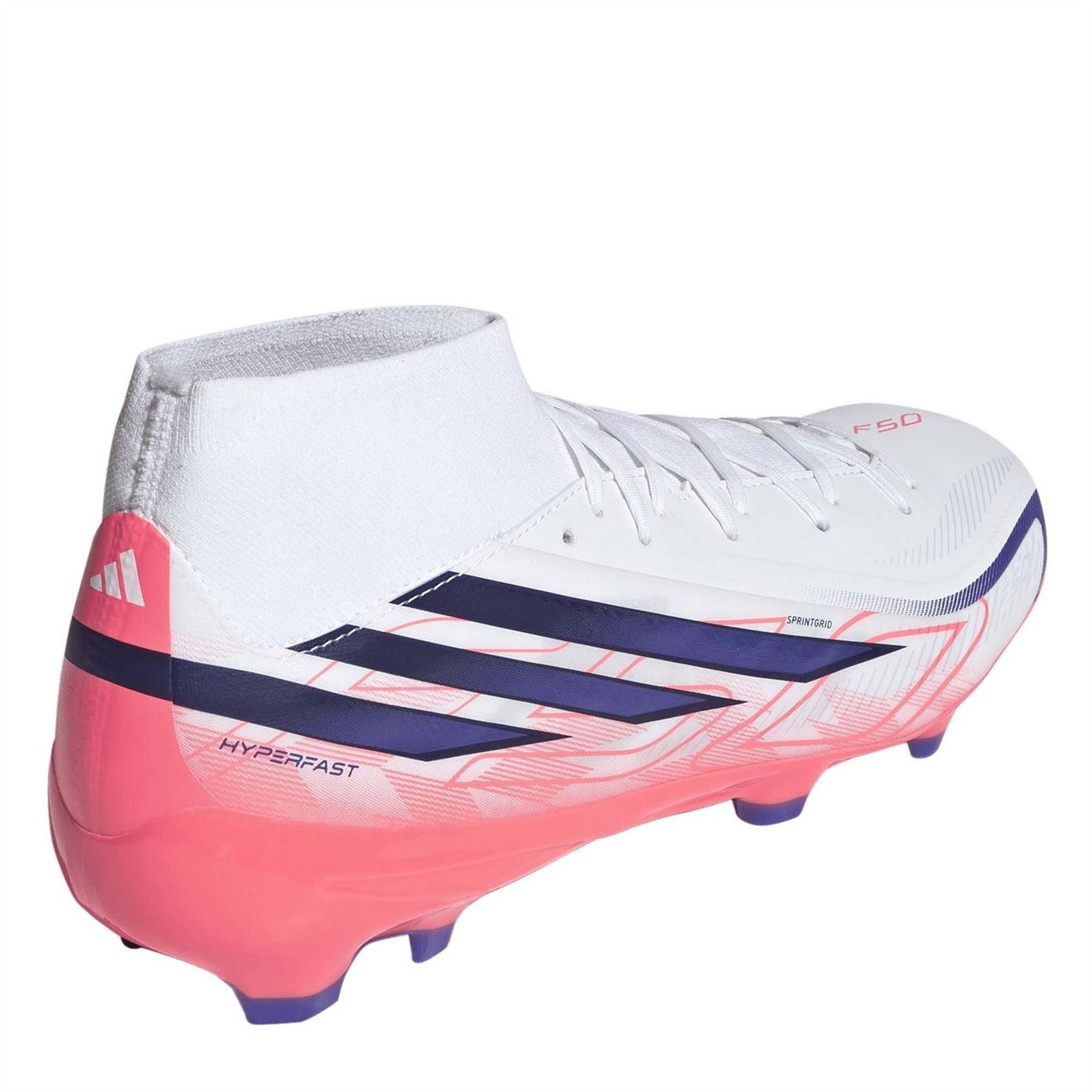 adidas Mens Hyperfast League Mid Firm Ground Football Boots