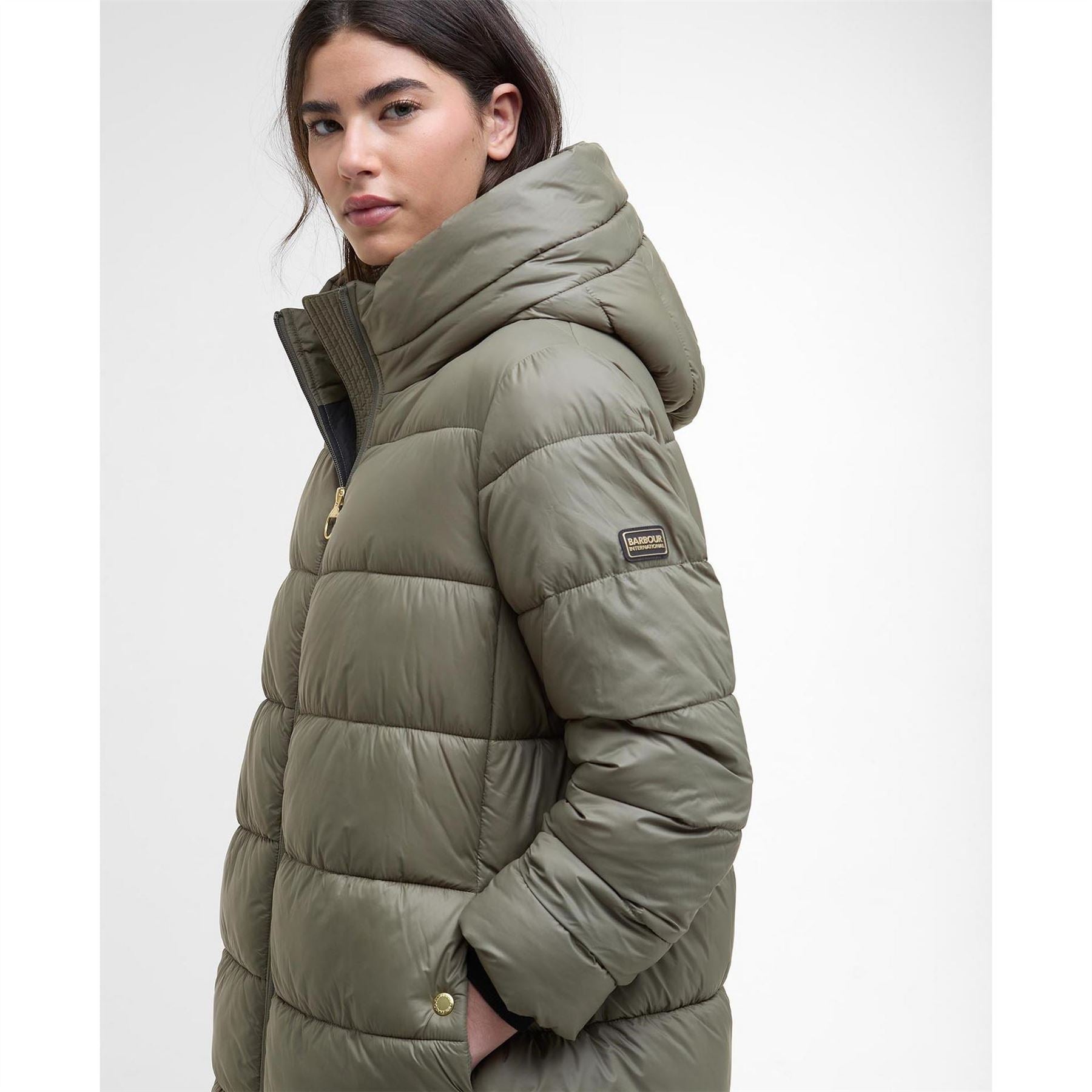 Barbour International Longline Puffer Jacket
