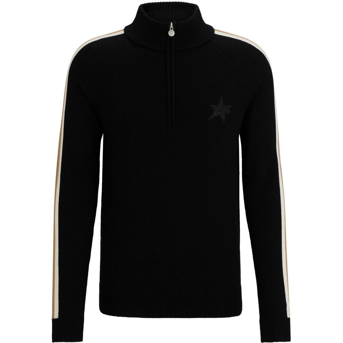 Boss Zip Neck Raglan Sleeve Sweater