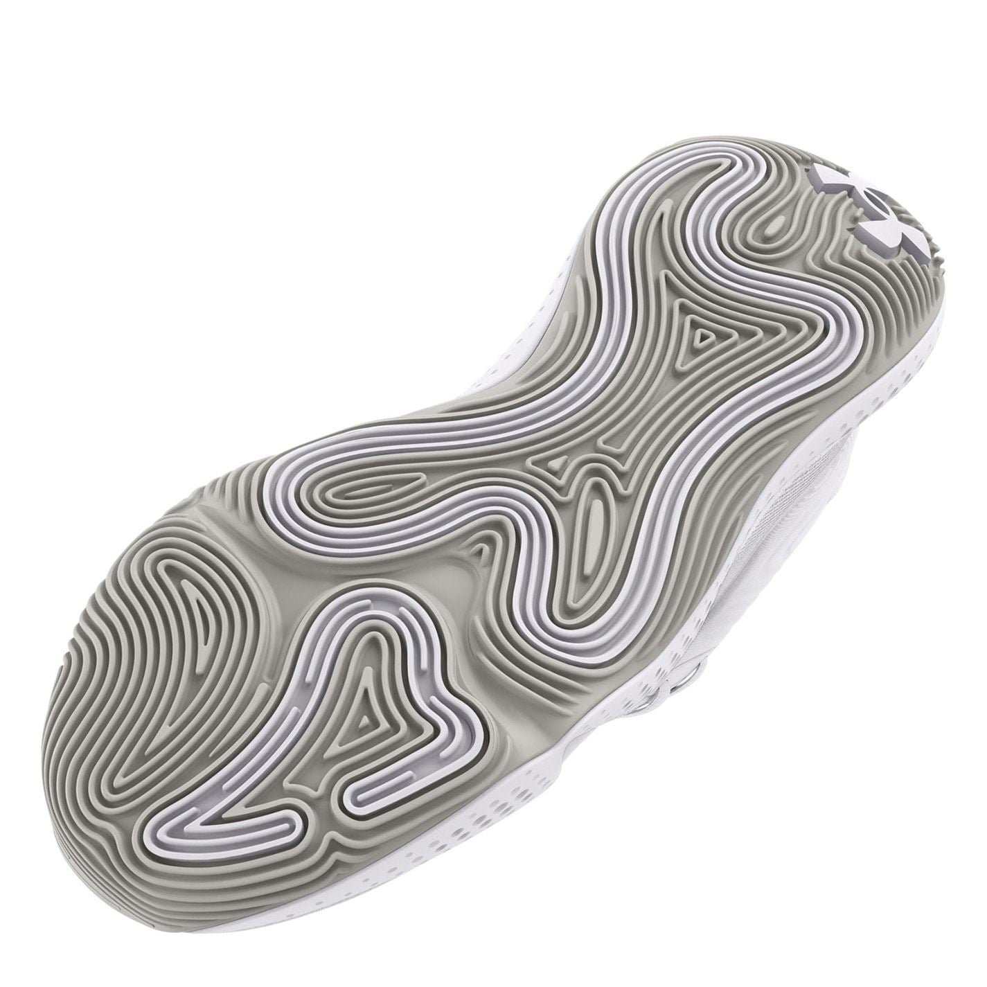 Under Armour UA Spawn 6 Mid Basketball Graphic Print Lace-Up Trainers