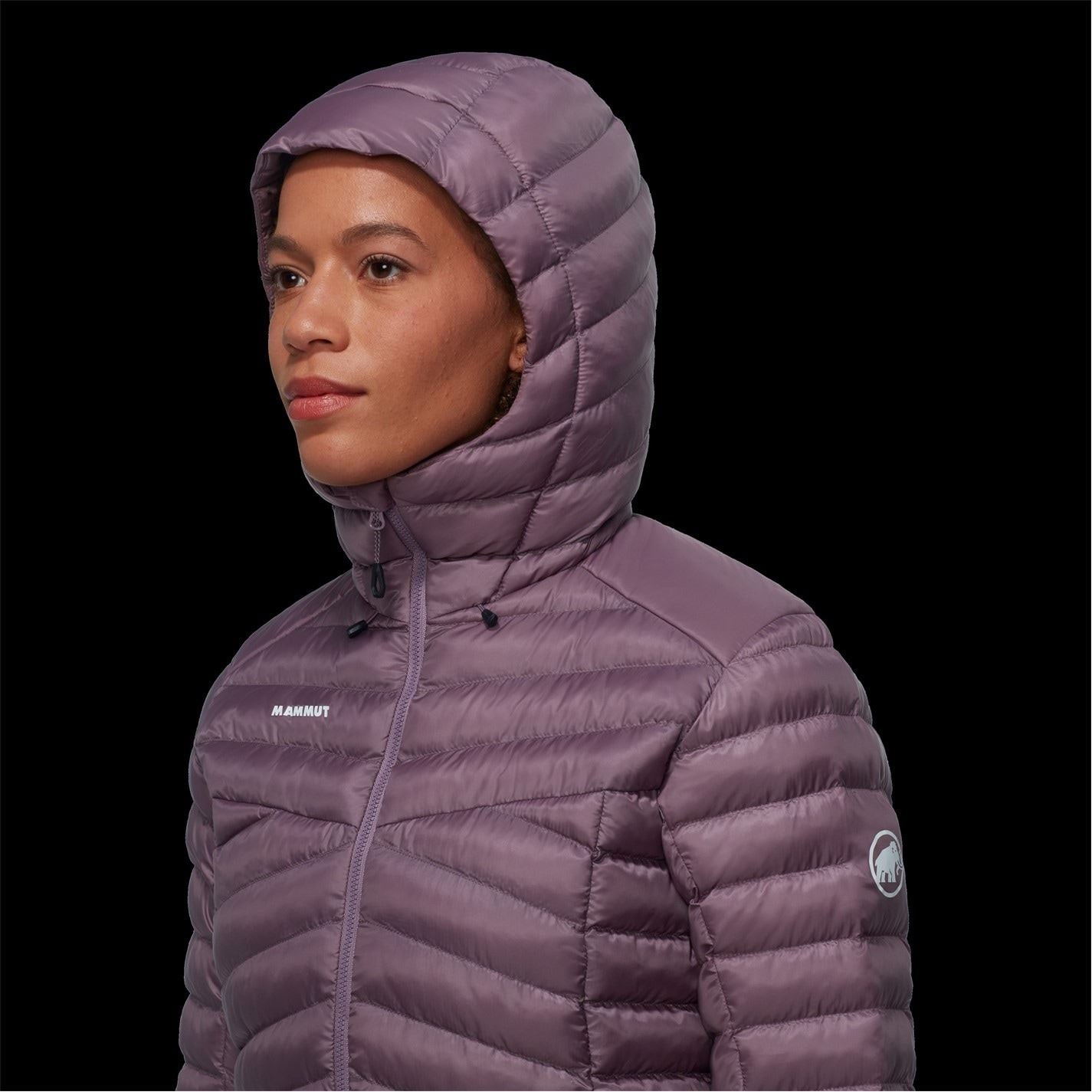 Mammut Albula Solid Patterned Hooded Down Jacket