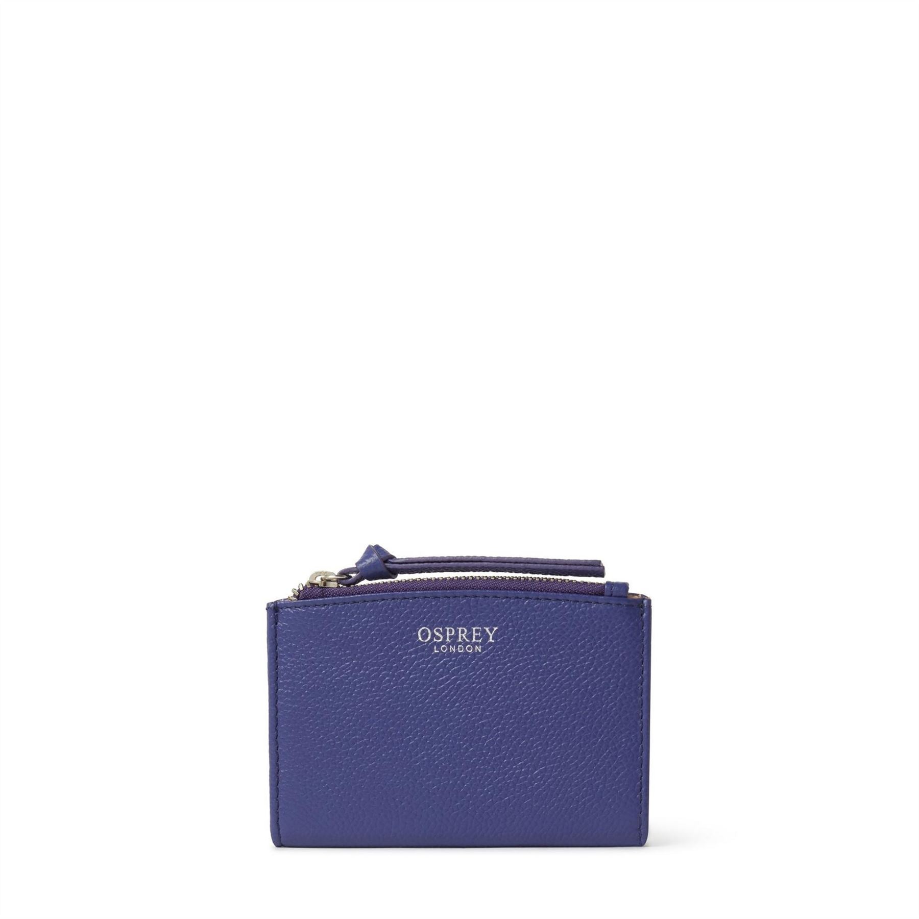 Osprey London London Molly Curved Bi Fold Leather Card Holder
