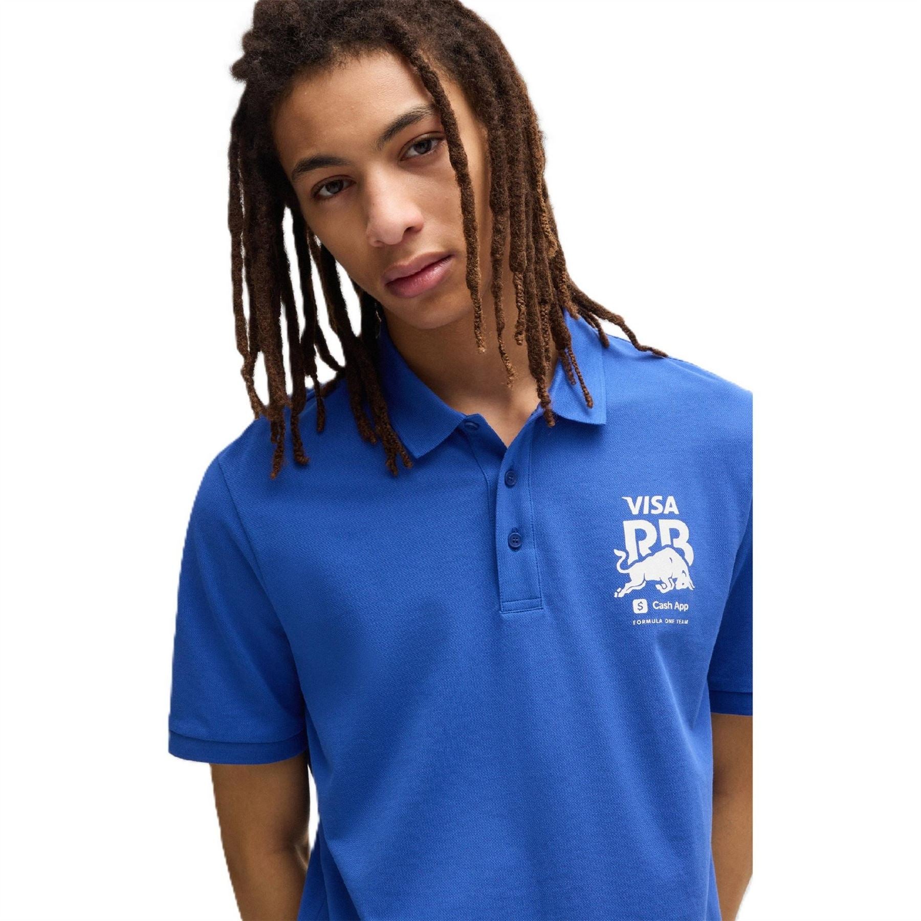Hugo Vcarb Collared Neck Short Sleeve Polo Shirt
