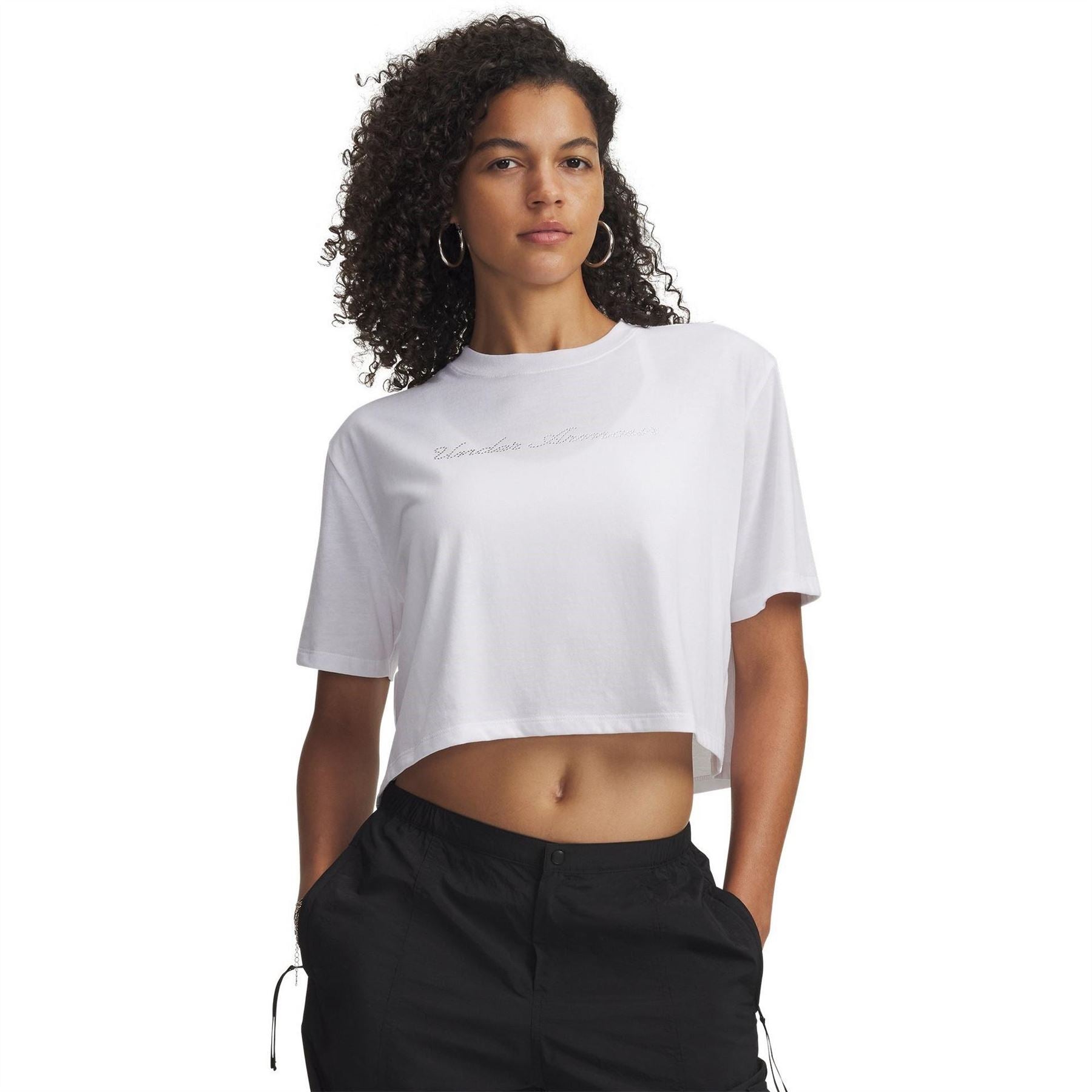 Under Armour Wm Crop Ss Ld63