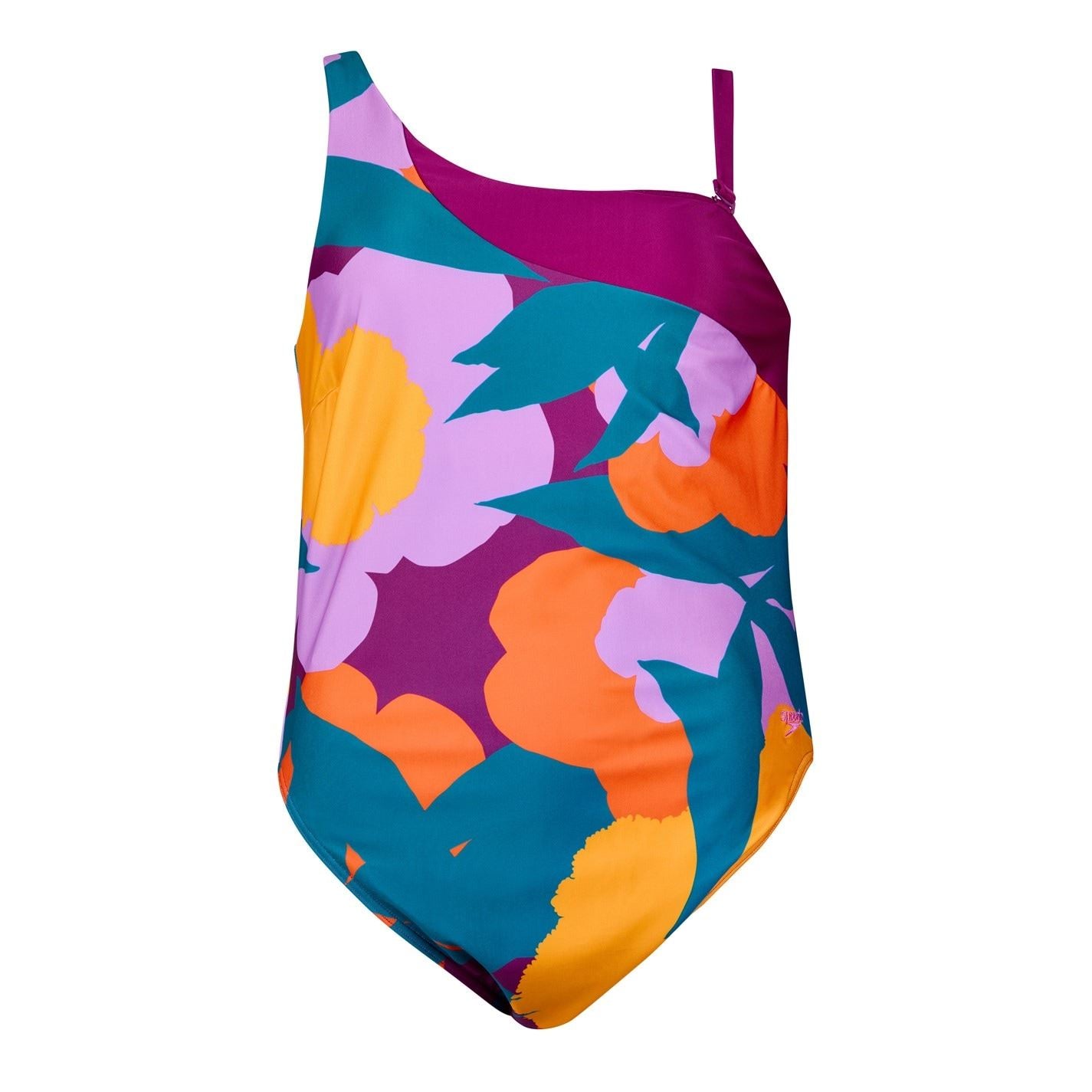 Speedo Allover Floral Patterned One-Piece Swimsuit