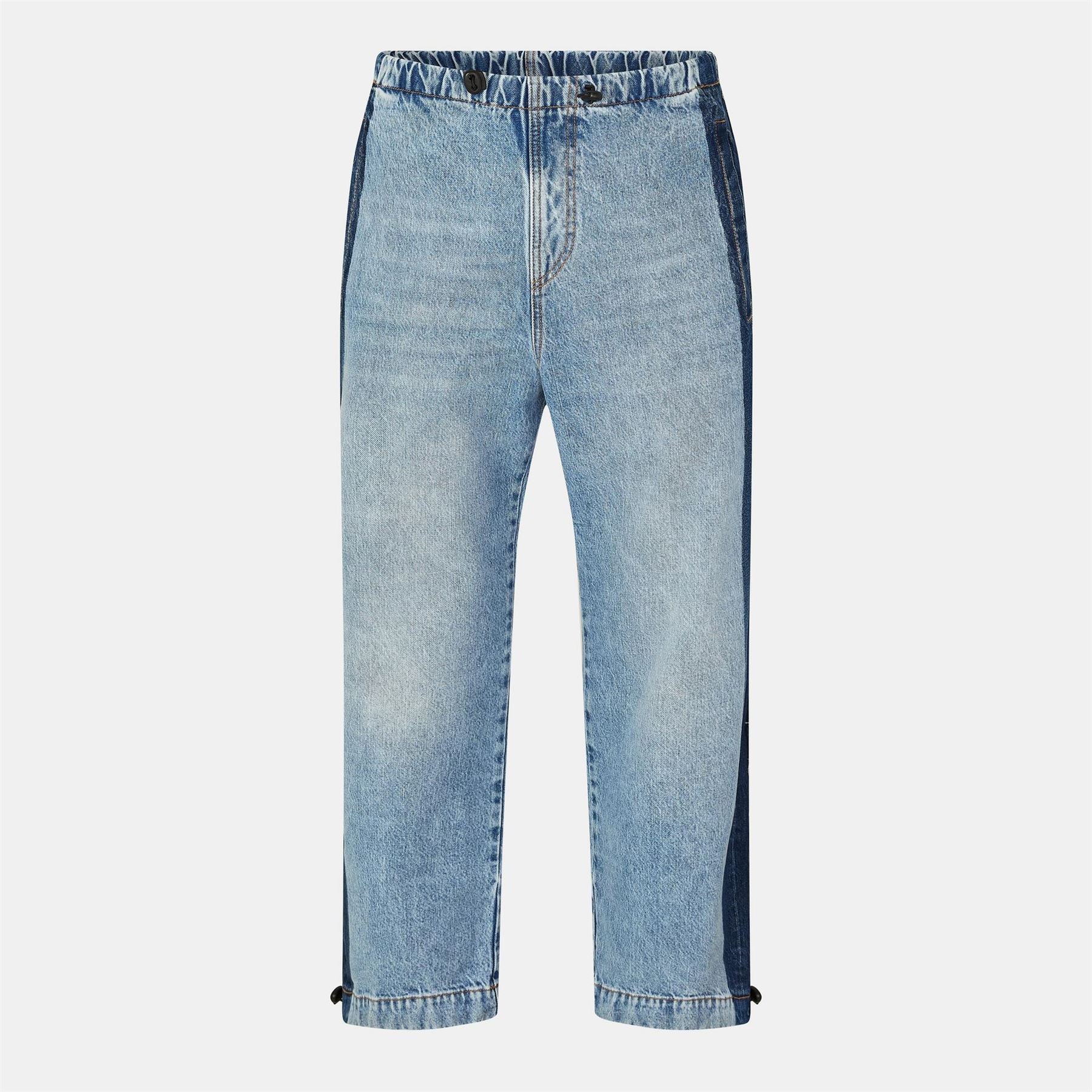 Diesel Mrtal S1 Wide Leg Relaxed Fit Jeans