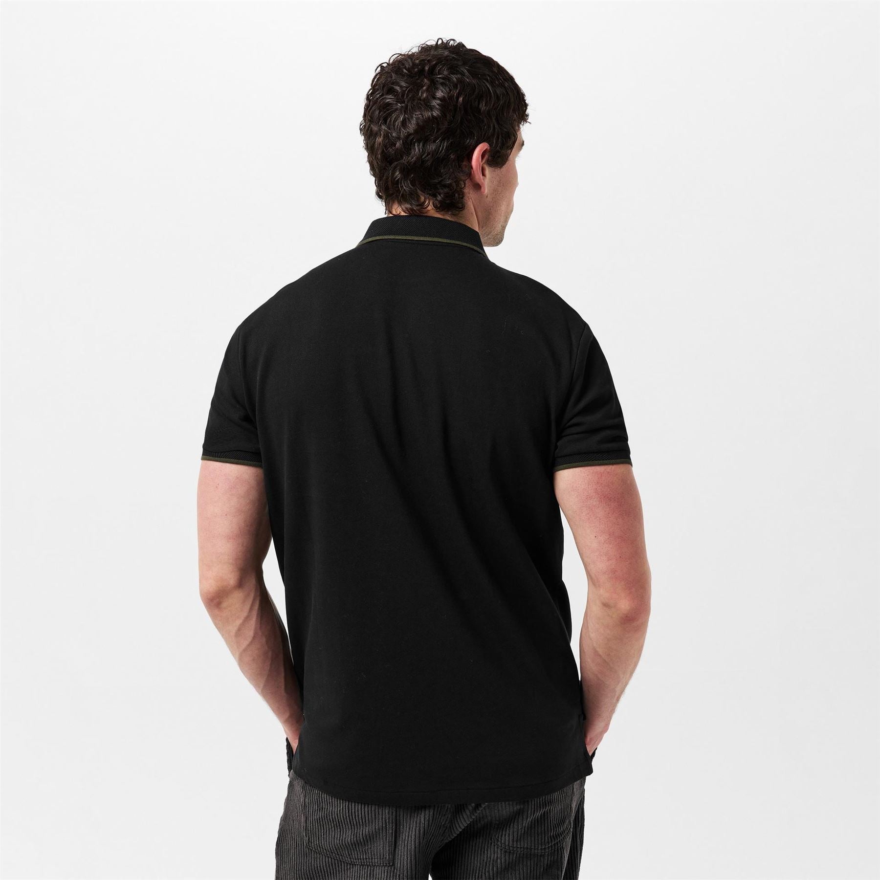 Polo Ralph Lauren Zip Neck Collared Short Sleeve Polo Shirt