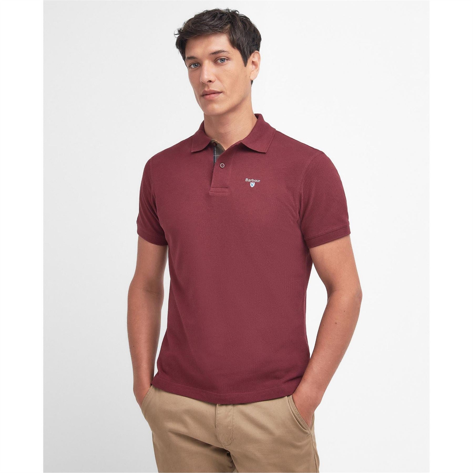 Barbour Tartan Pique Polo Shirt
