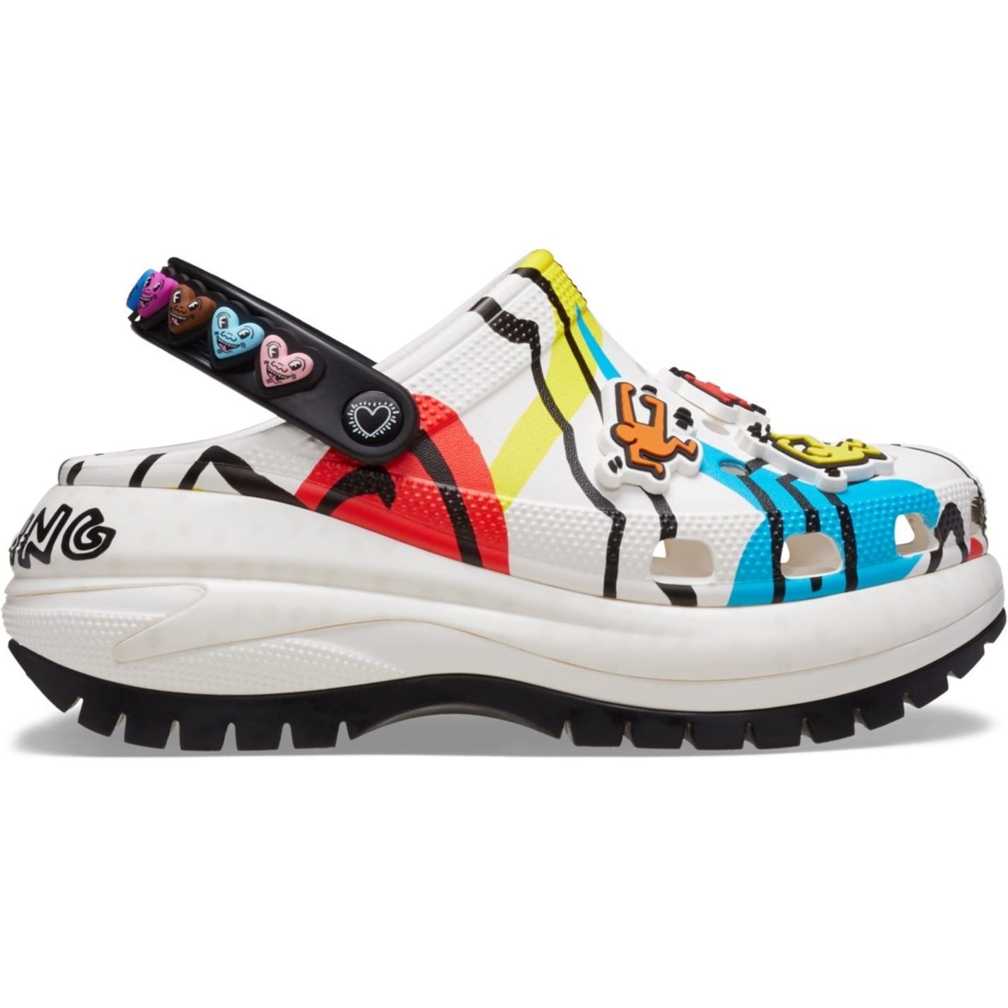 Crocs Womens Keith Haring Mega Crush Clogs