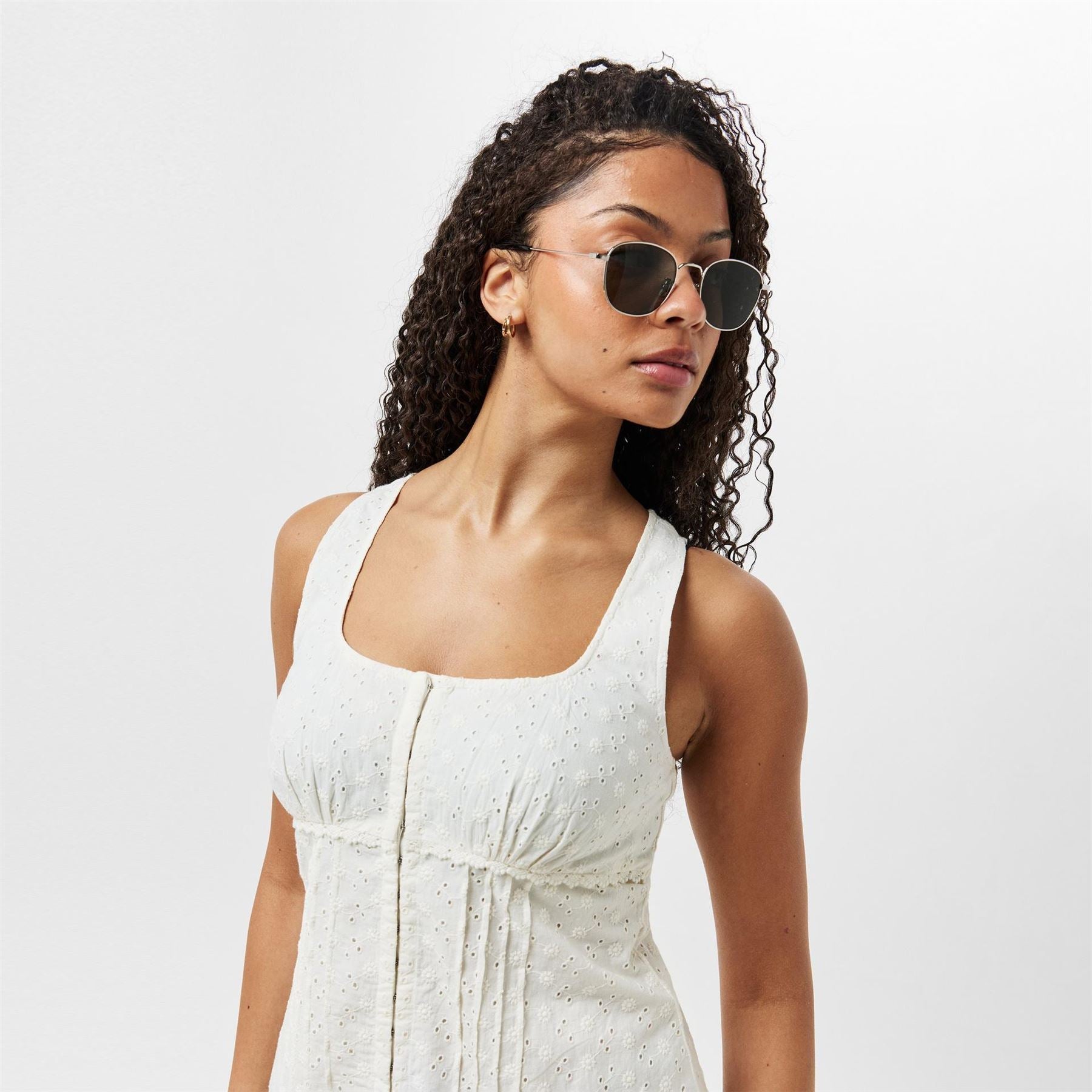 Jack Wills  Broderie Corset Dress