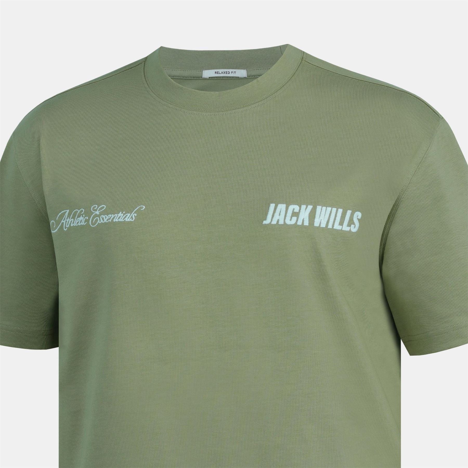 Jack Wills Script Mix Cotton Short Sleeve Oversized T-Shirt
