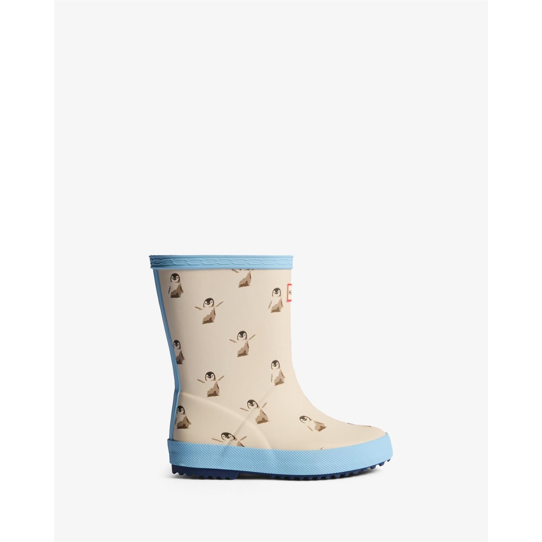 Hunter Penguin Cartoon Rain Boots with Lug Sole