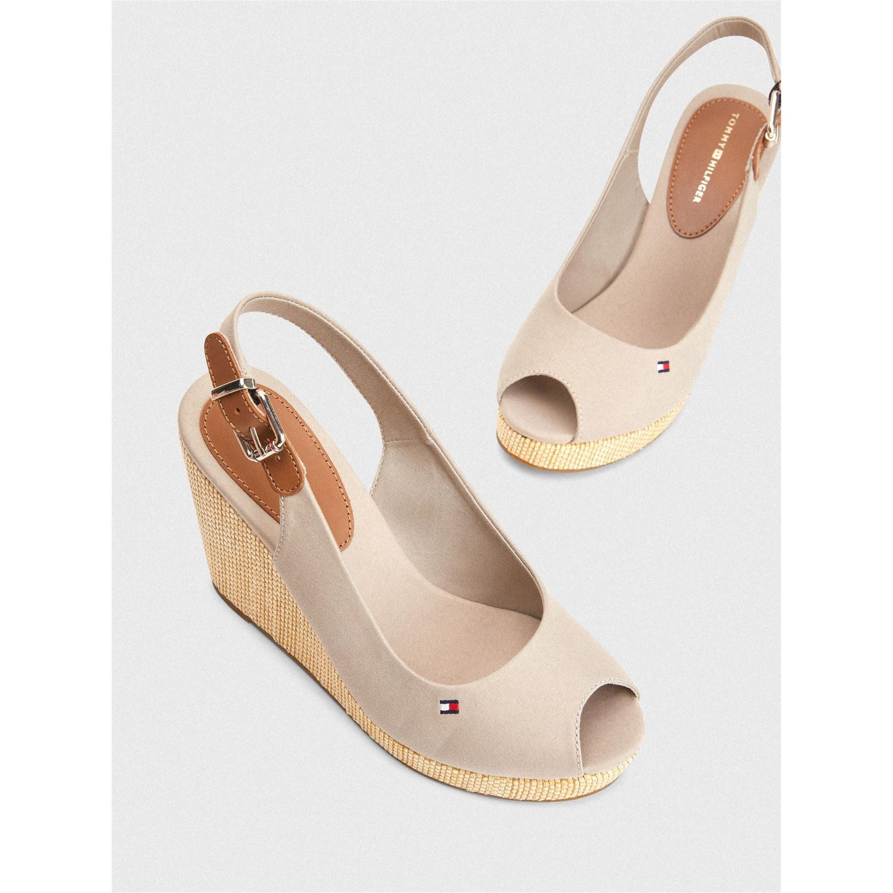 Tommy Hilfiger Elena Sling Back Wedges