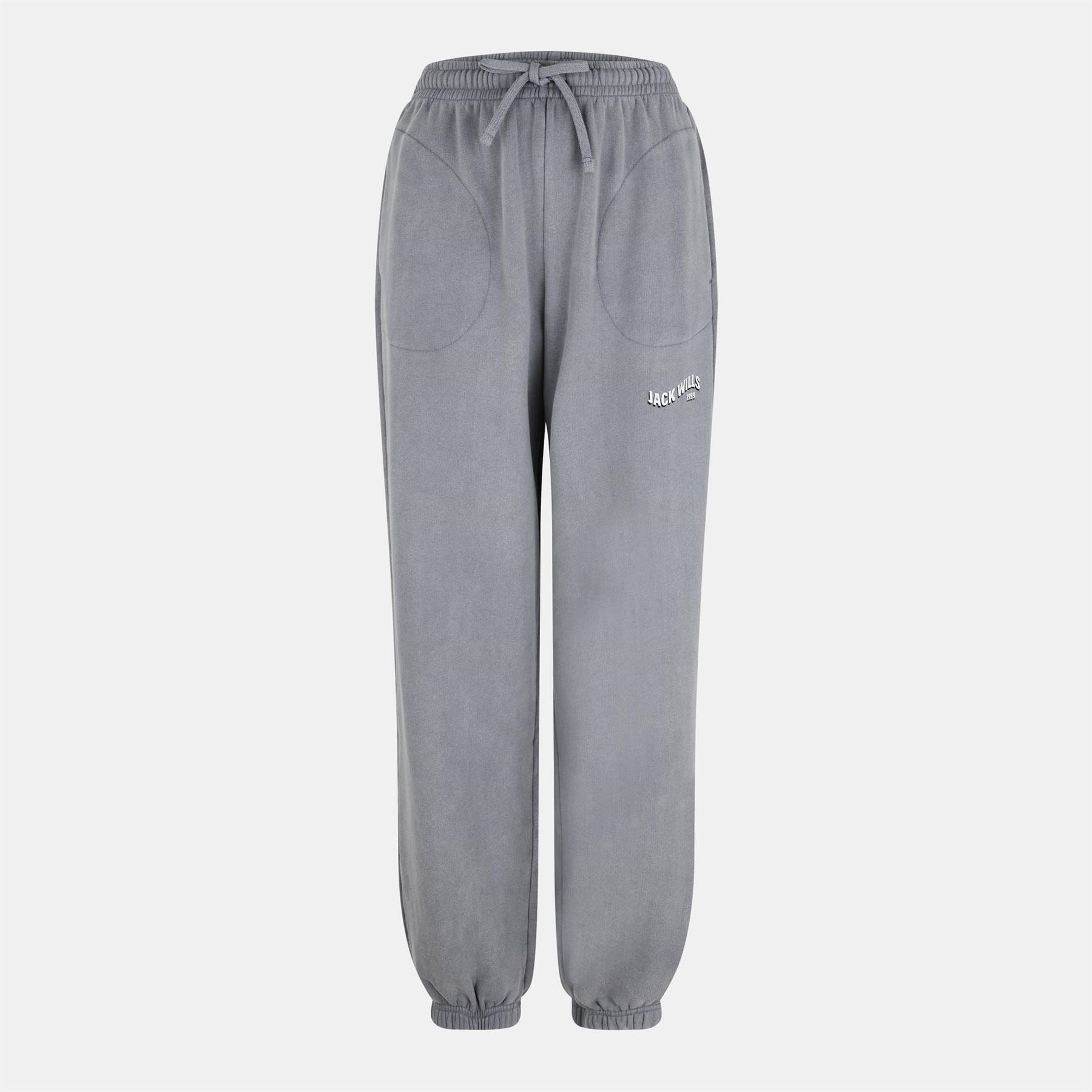 Jack Wills Washed Joggers with Elastic Cuff