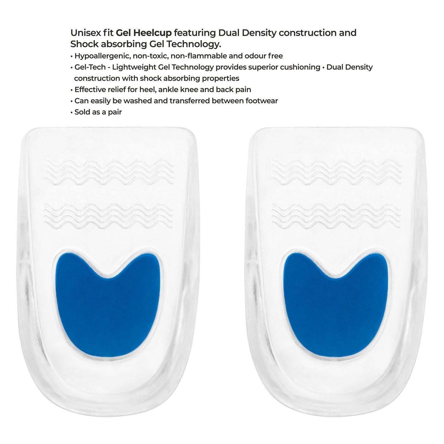 Slazenger Gel Heel Cups